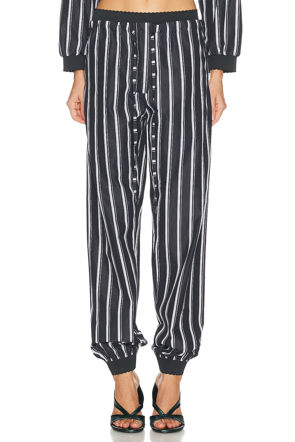 Striped Poplin Pant