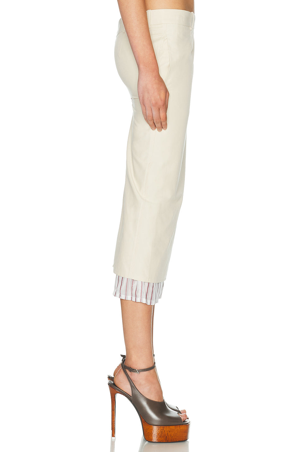 Low Rise Midi Skirt