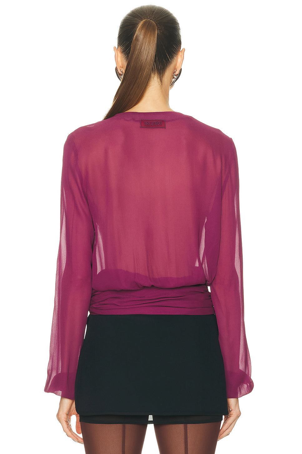 Deep V Blouse