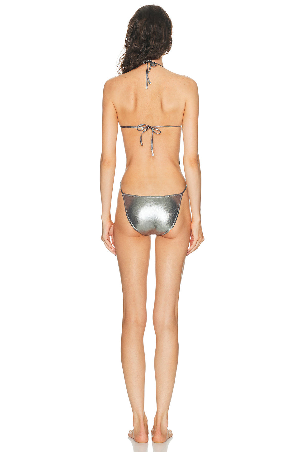Metallic One Piece Swimsuit