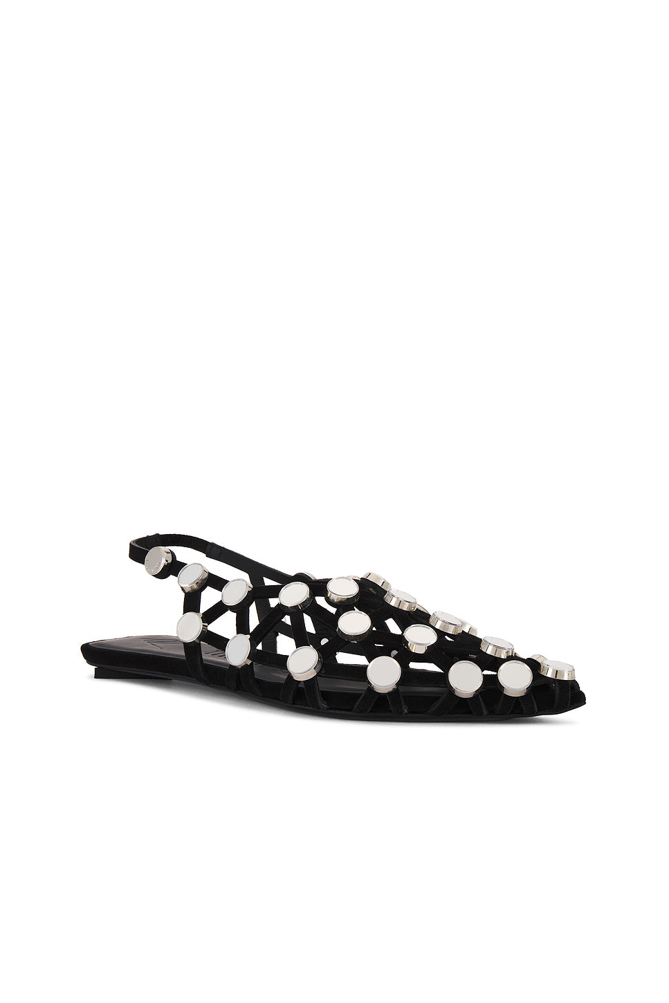 Grid Ballerina Flat