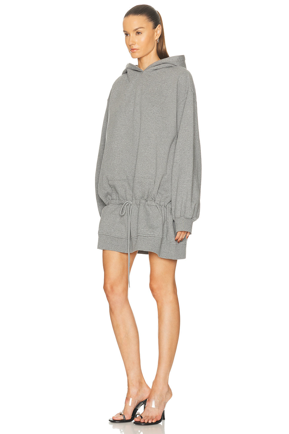 Dropped Waist Hoodie Dress