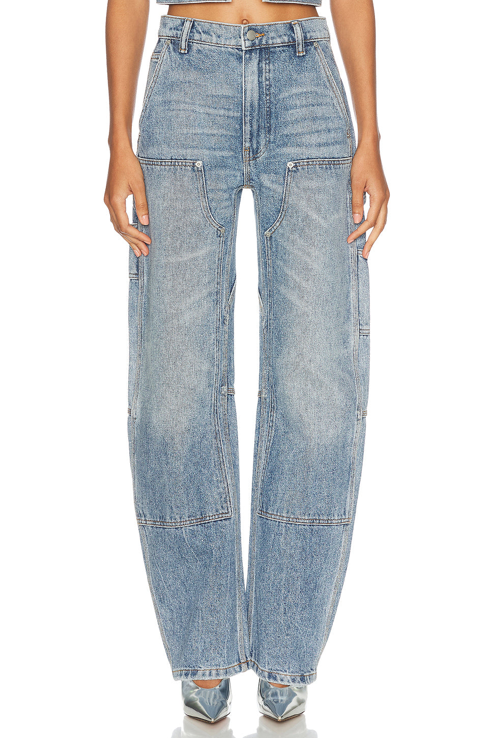 High Waisted Wide Leg Jeans