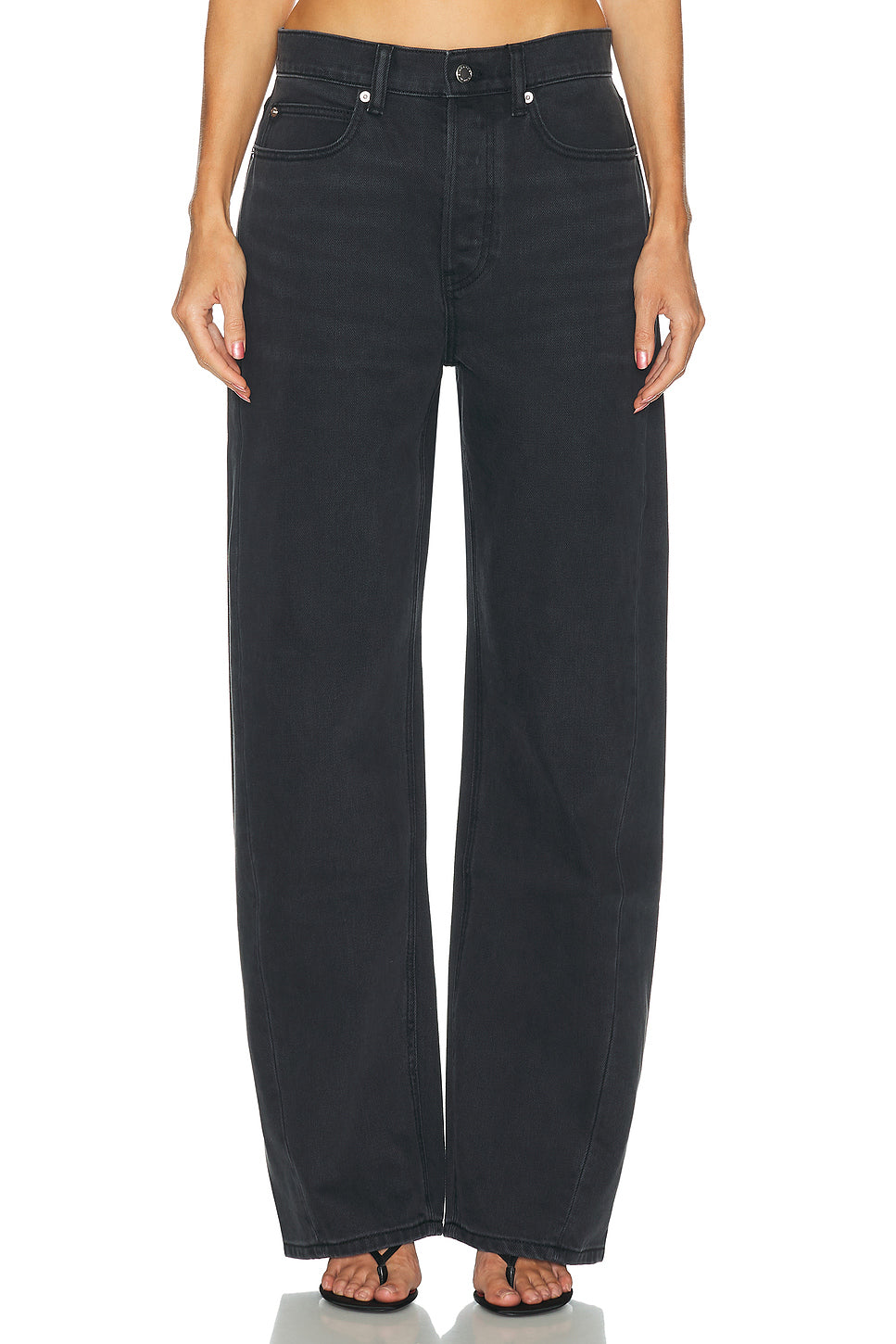Float Mid Rise Relaxed Wide Leg