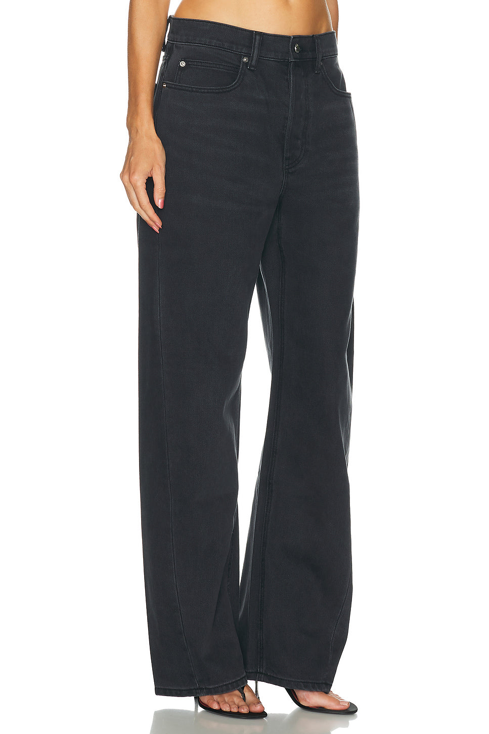 Float Mid Rise Relaxed Wide Leg
