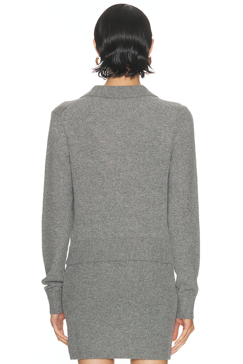 Hotfix Long Sleeve Polo Cardigan