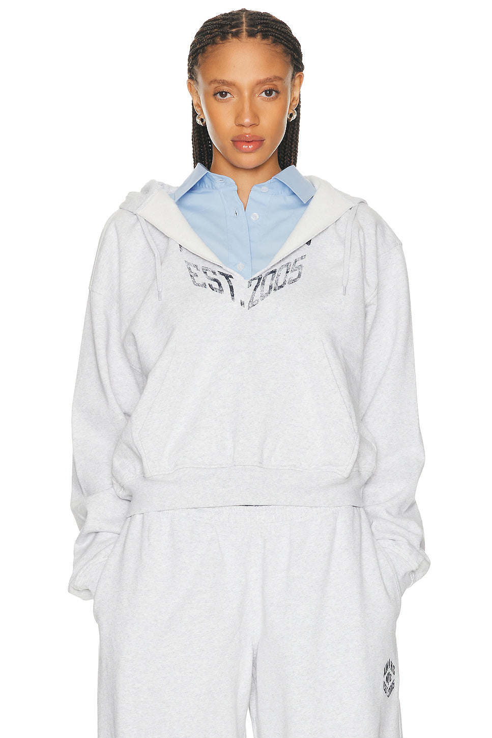 Prestyled Slashed Hoodie