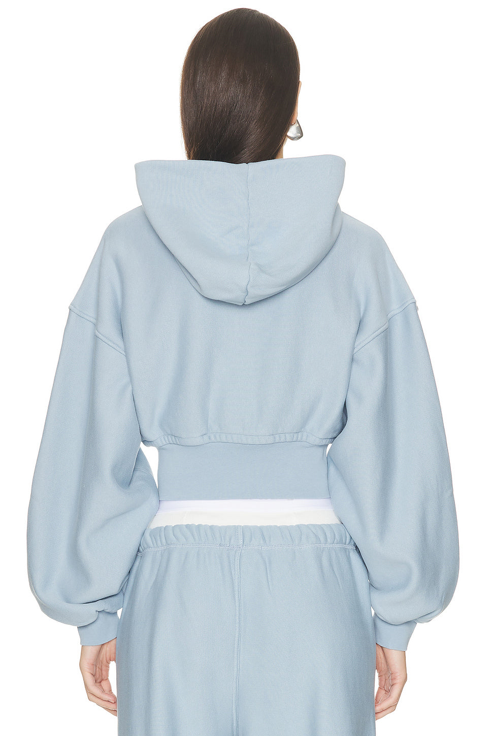 Cropped Zip Up Jacket