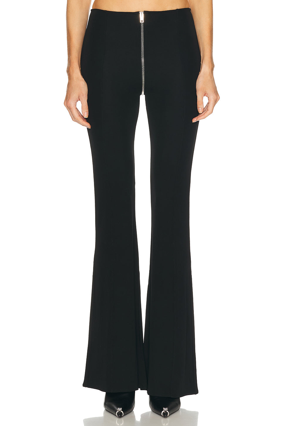 Zipper Mid Rise Pant