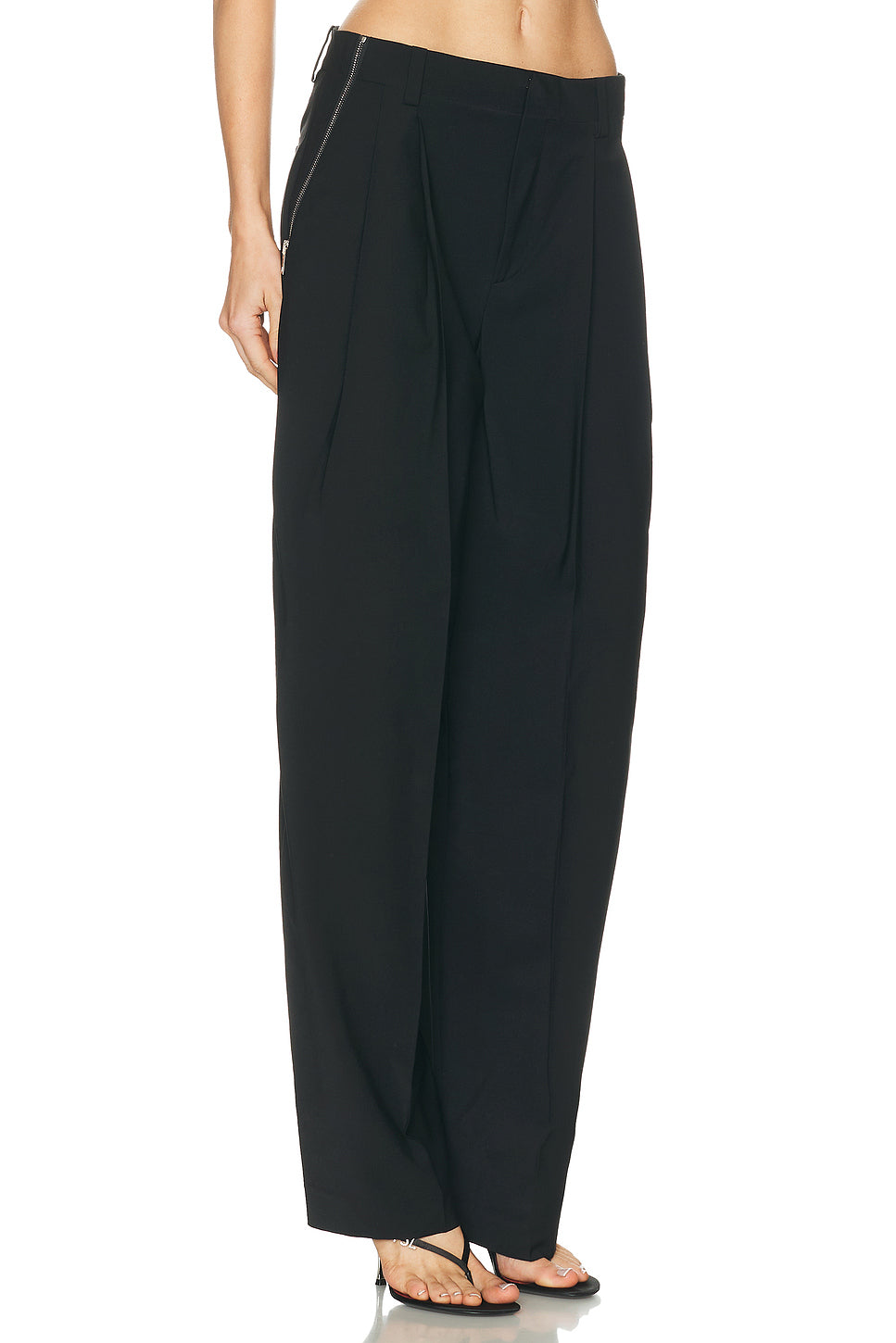 Mid Rise Tailored Pant