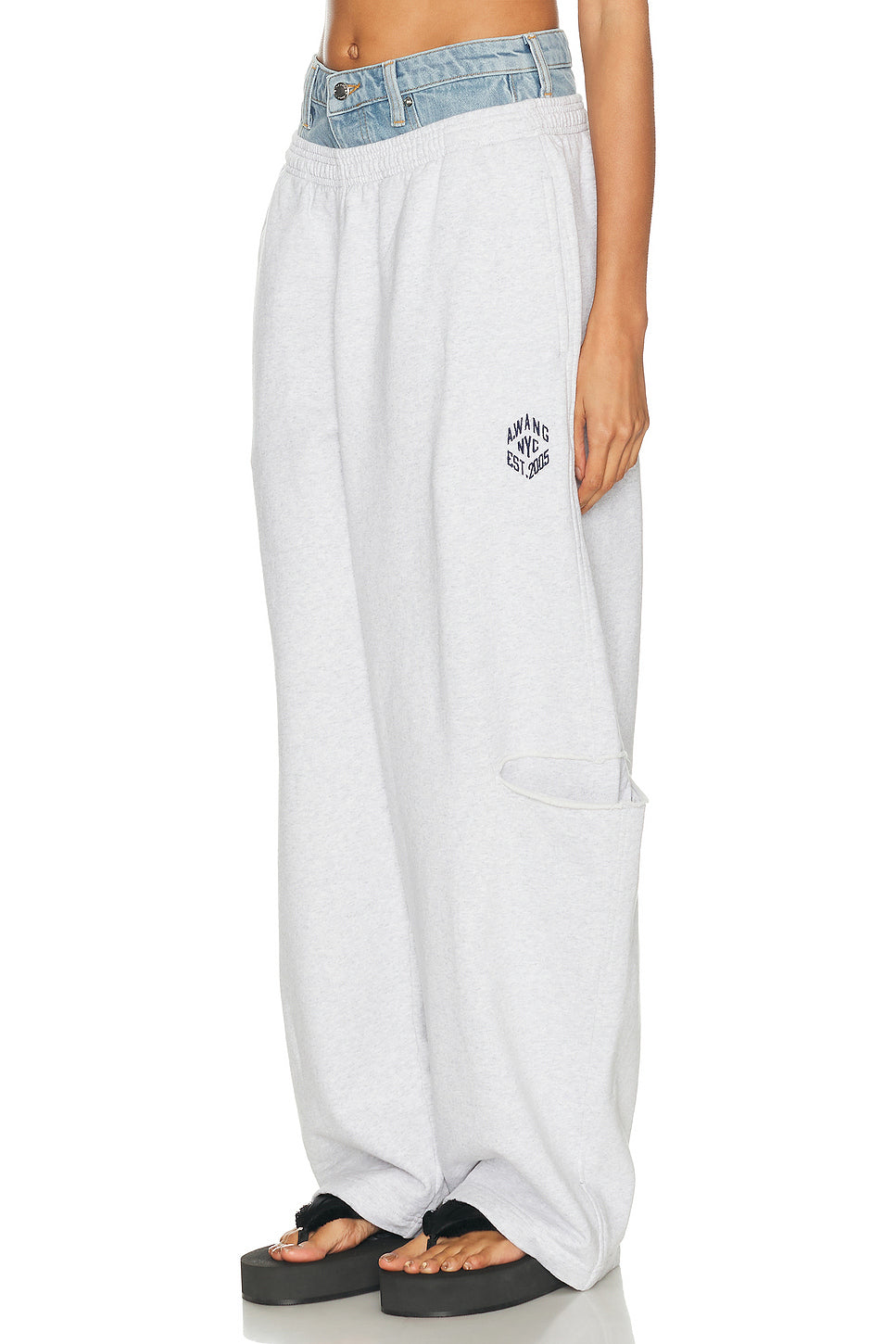 Prestyled Slashed Sweatpant
