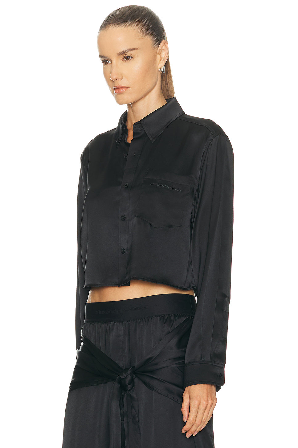 Cropped Boyfriend Shirt