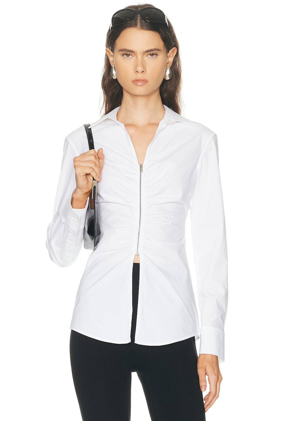 Gathered Bust Shirt