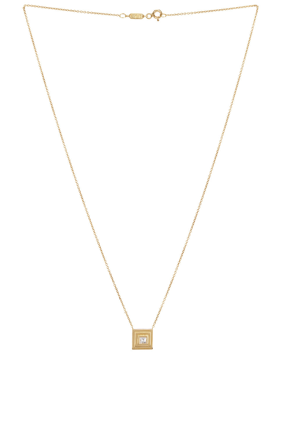 Carre Diamond Staircase Necklace