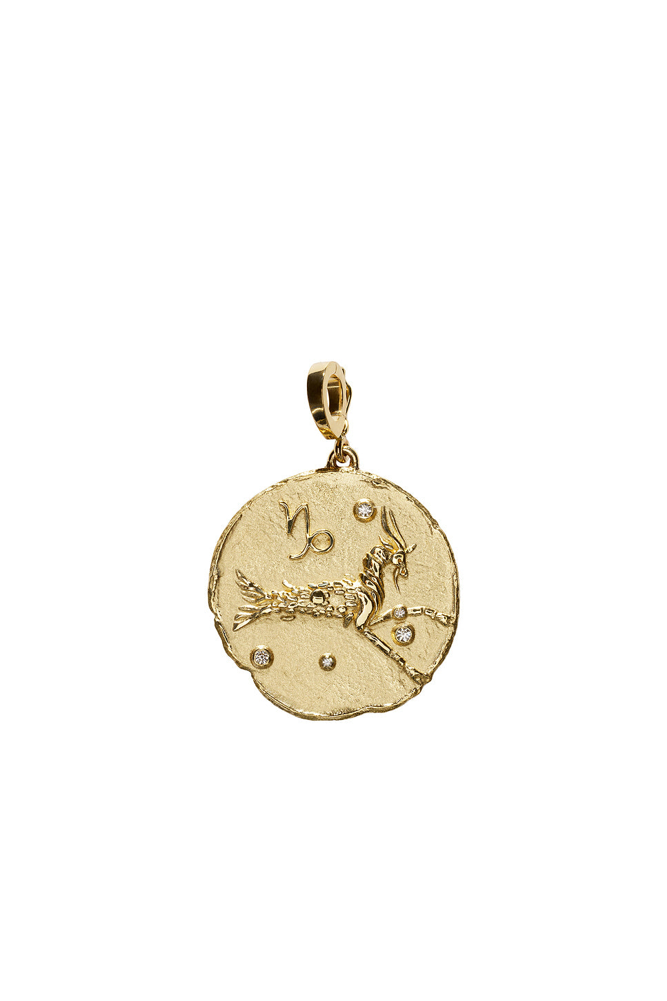 Of The Stars Capricorn Large Coin Charm