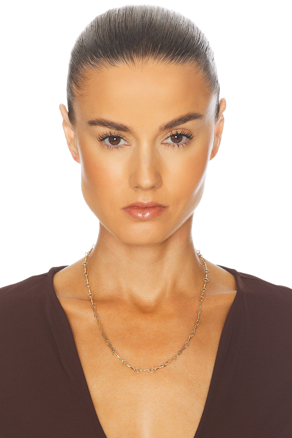 Motif Large Link Chain Necklace