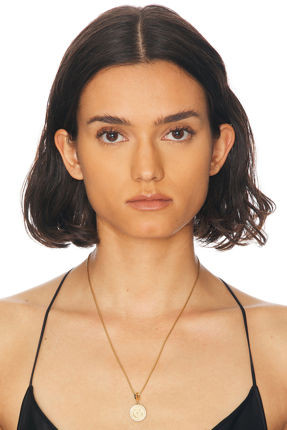 Cosmic Small Pave Coin Charm