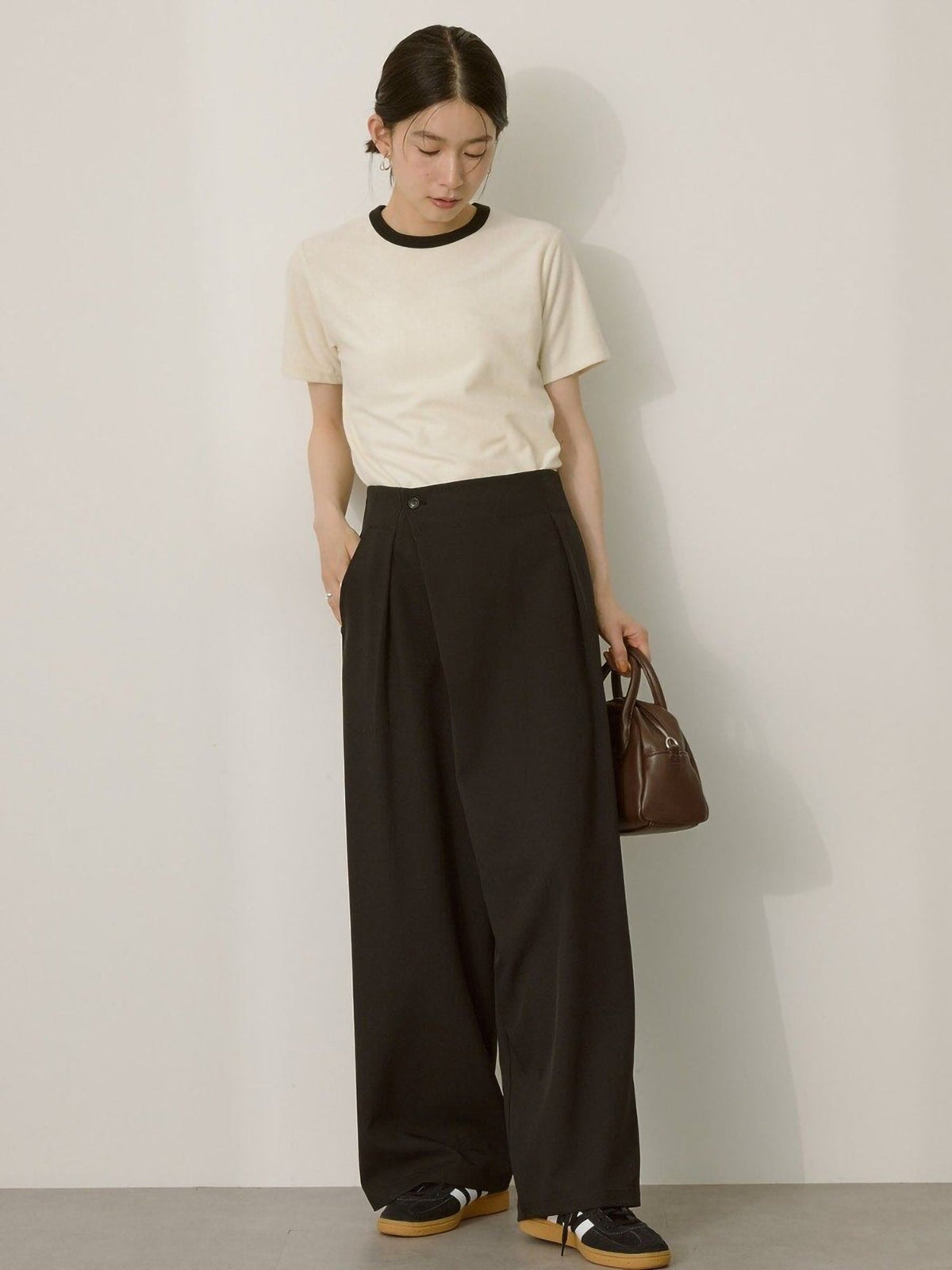 Eryna Pile Ringer T-Shirt