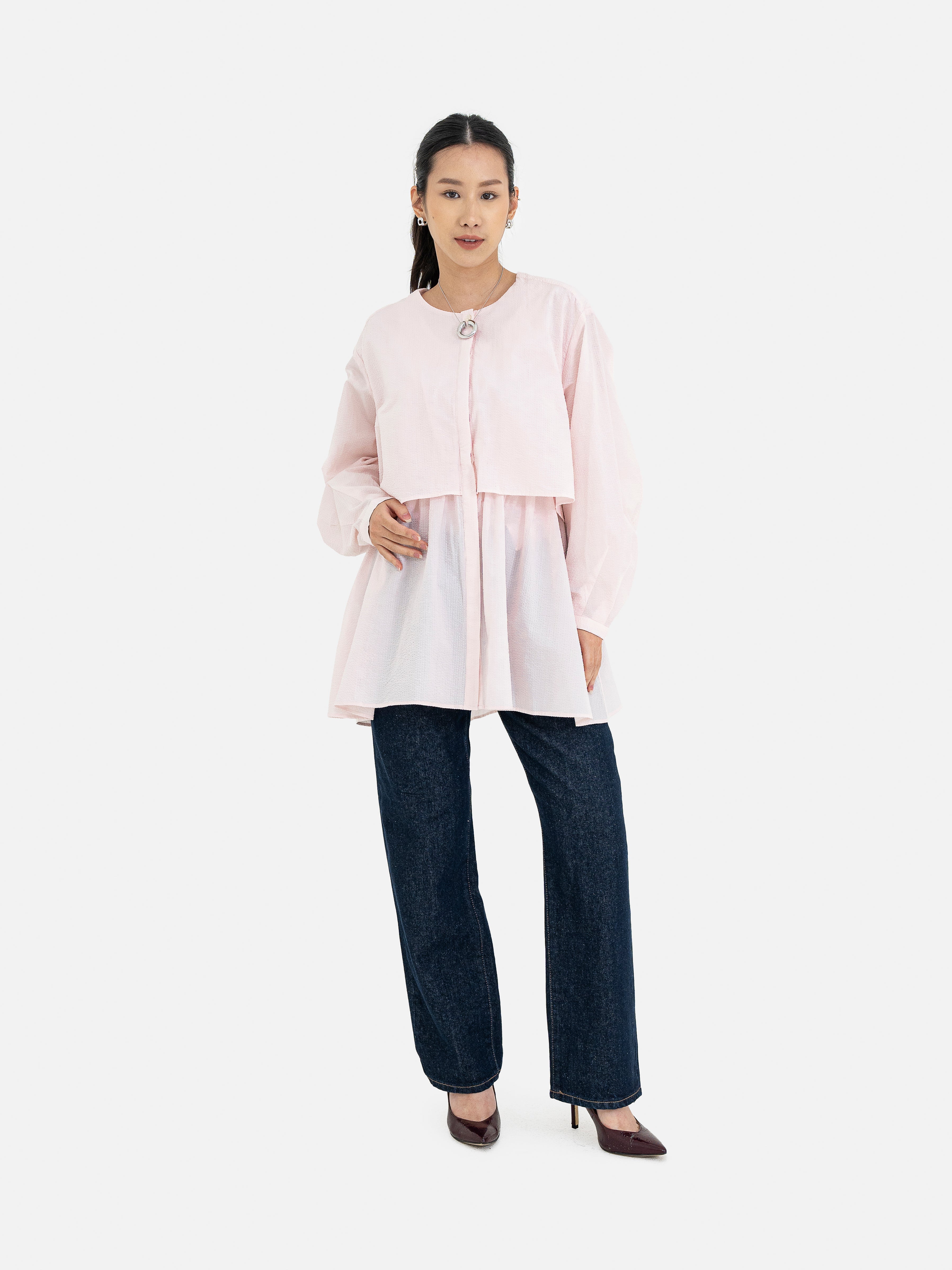 Arao Tiered Long Blouse