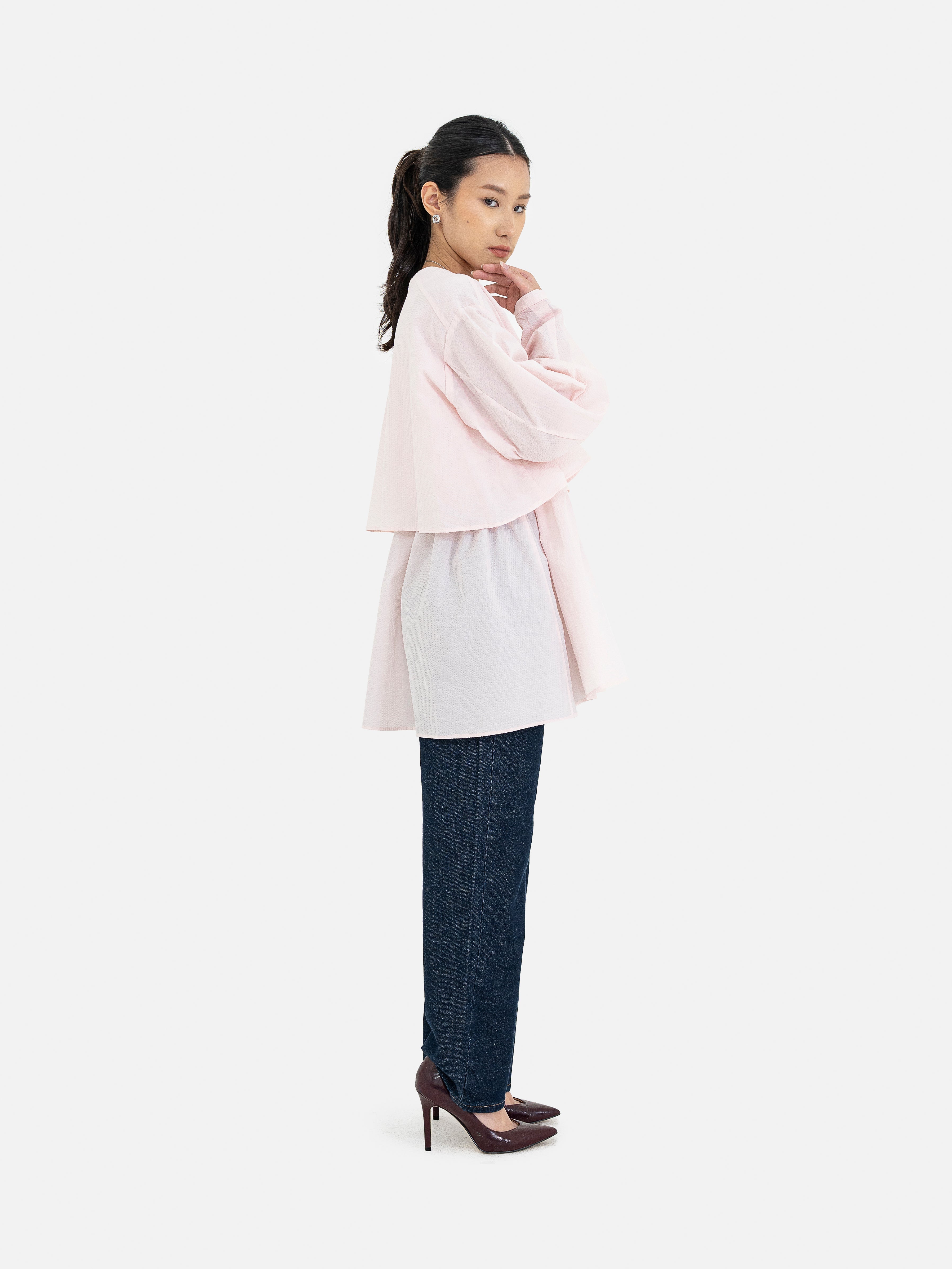 Arao Tiered Long Blouse