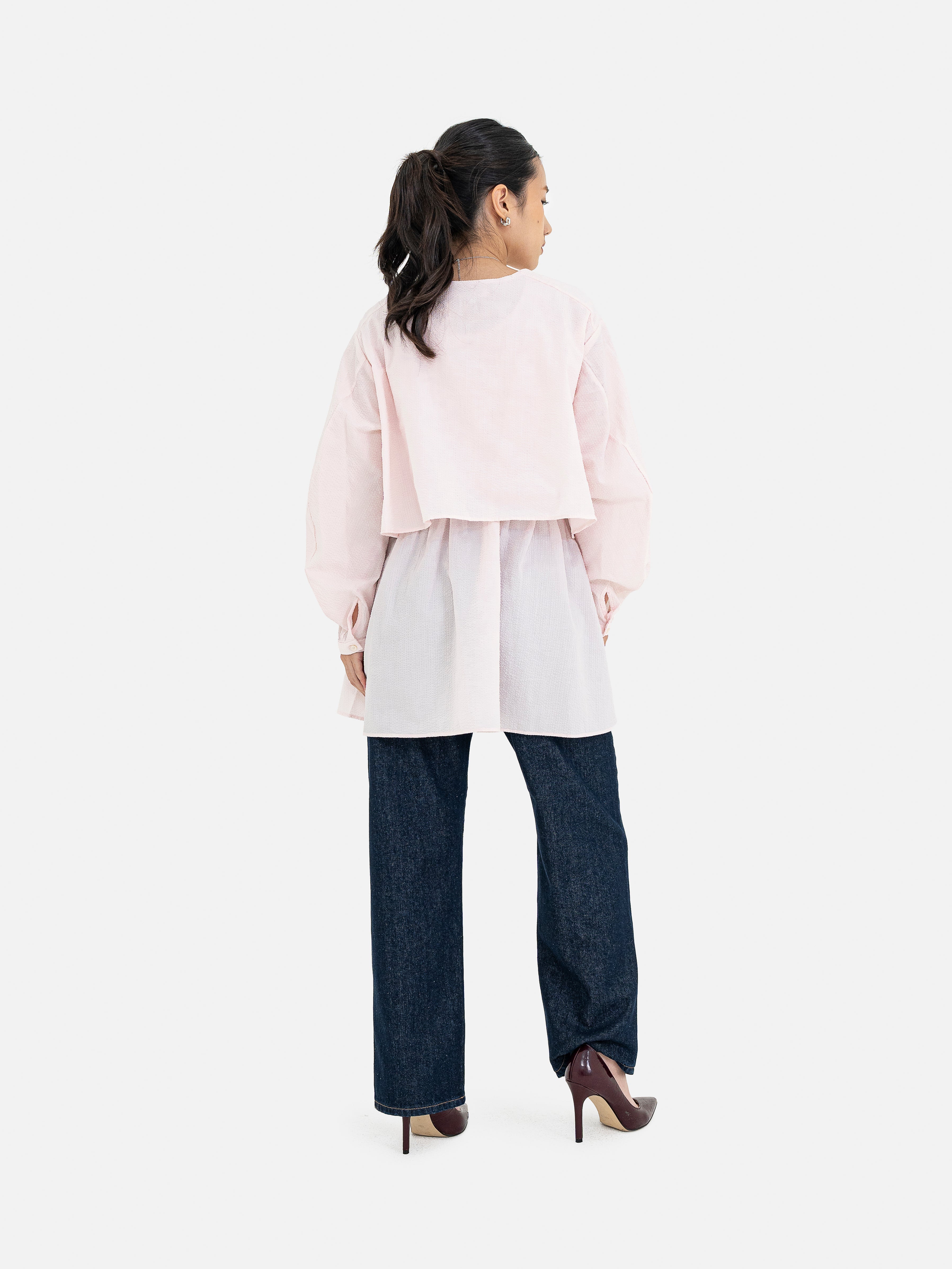 Arao Tiered Long Blouse