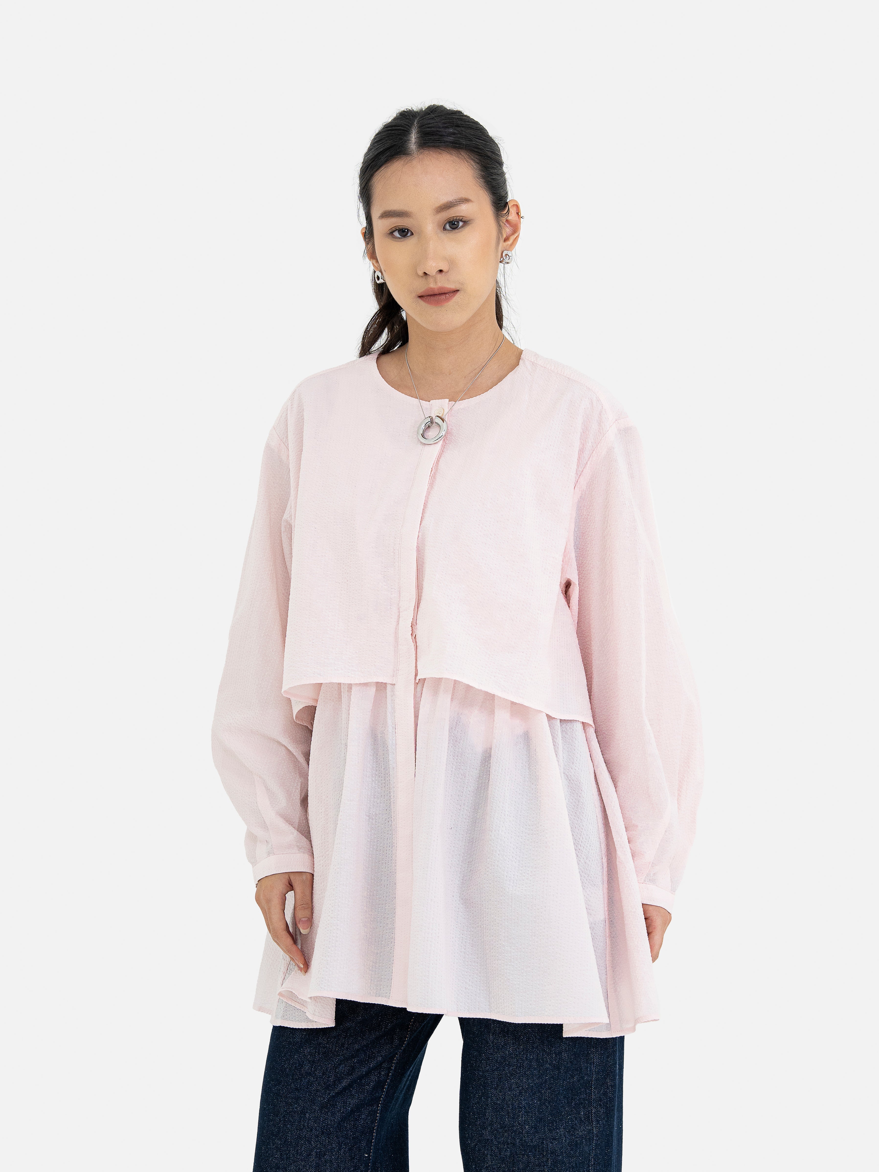Arao Tiered Long Blouse