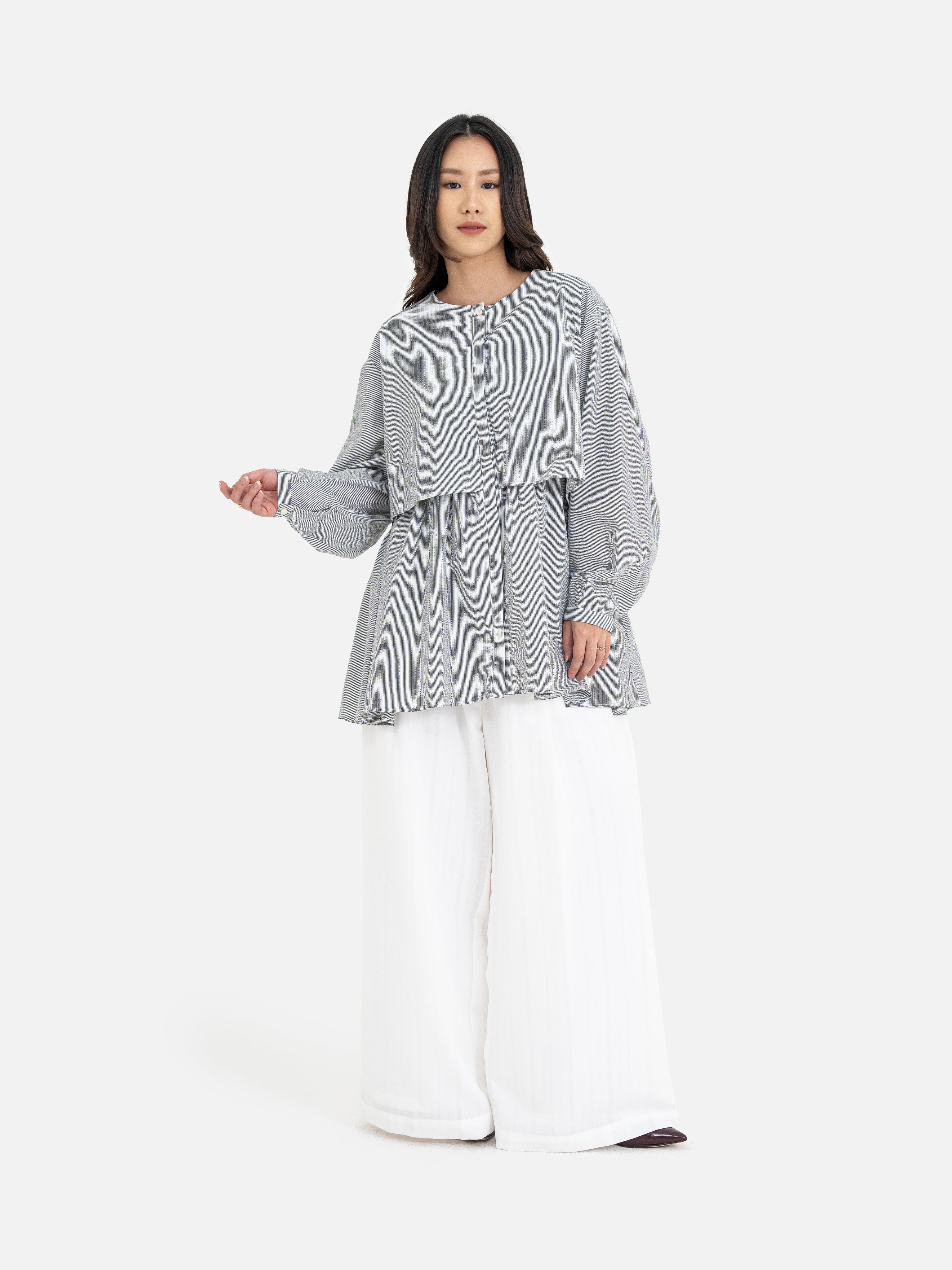 Arao Tiered Long Blouse