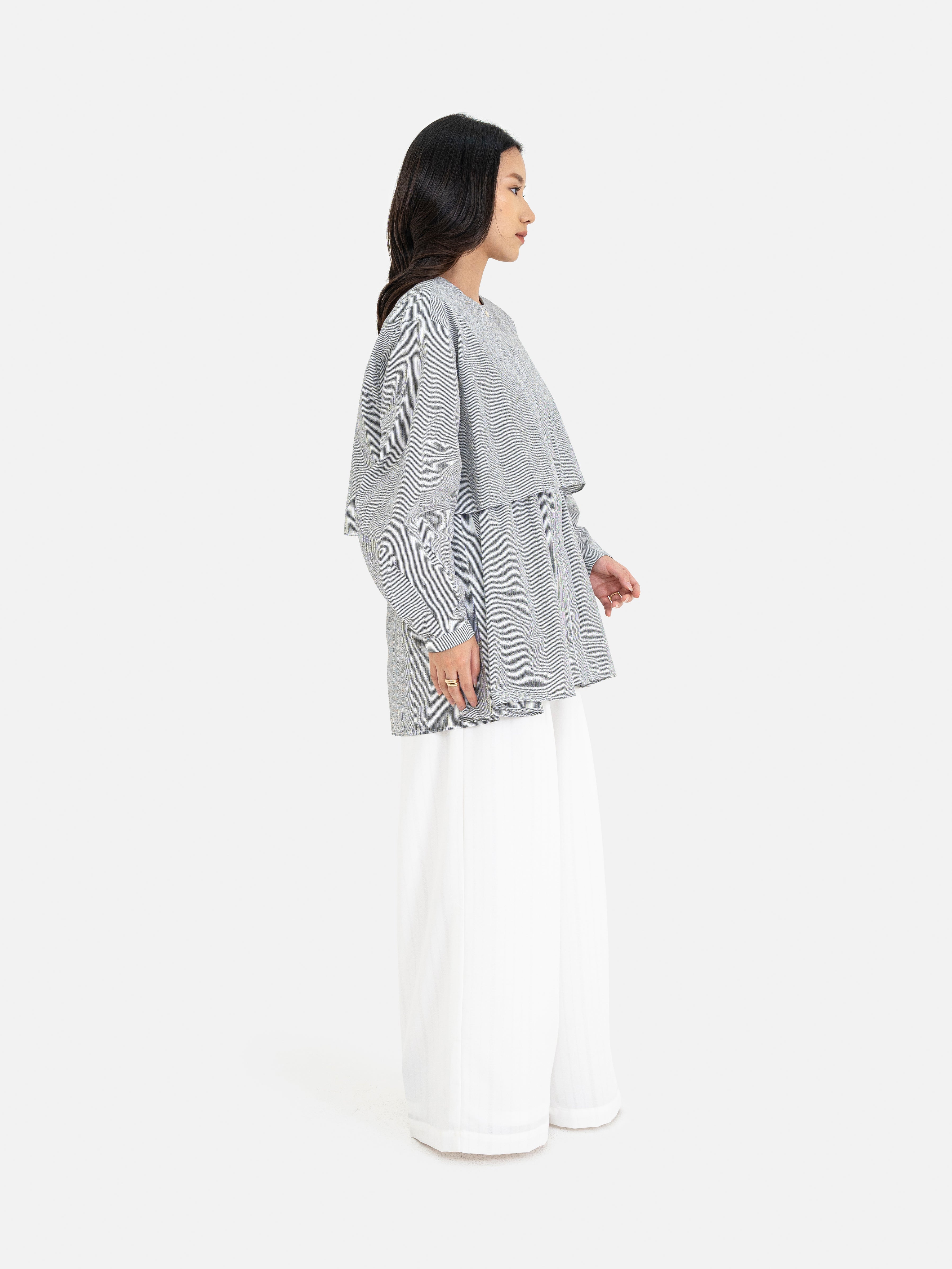 Arao Tiered Long Blouse