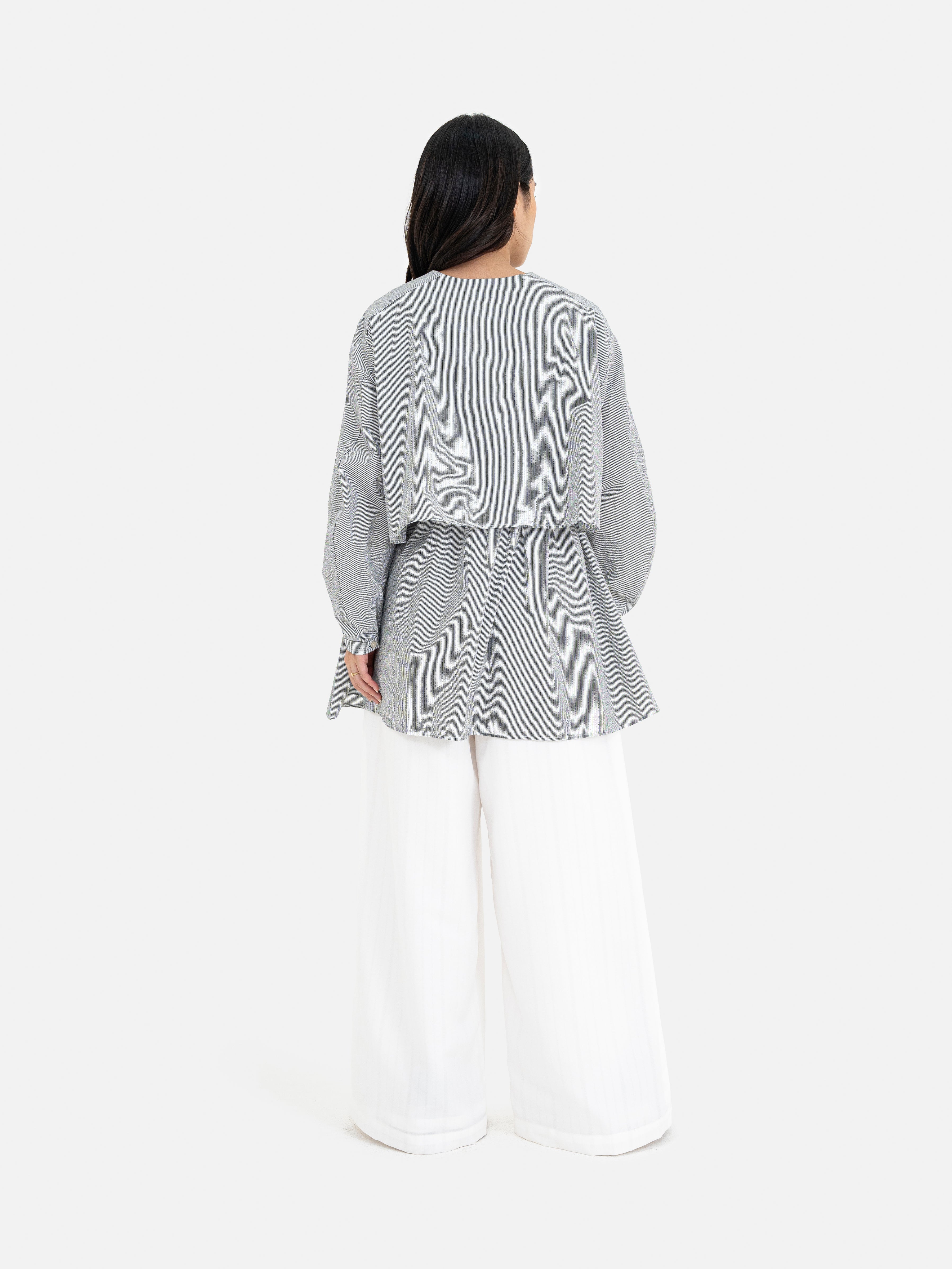 Arao Tiered Long Blouse