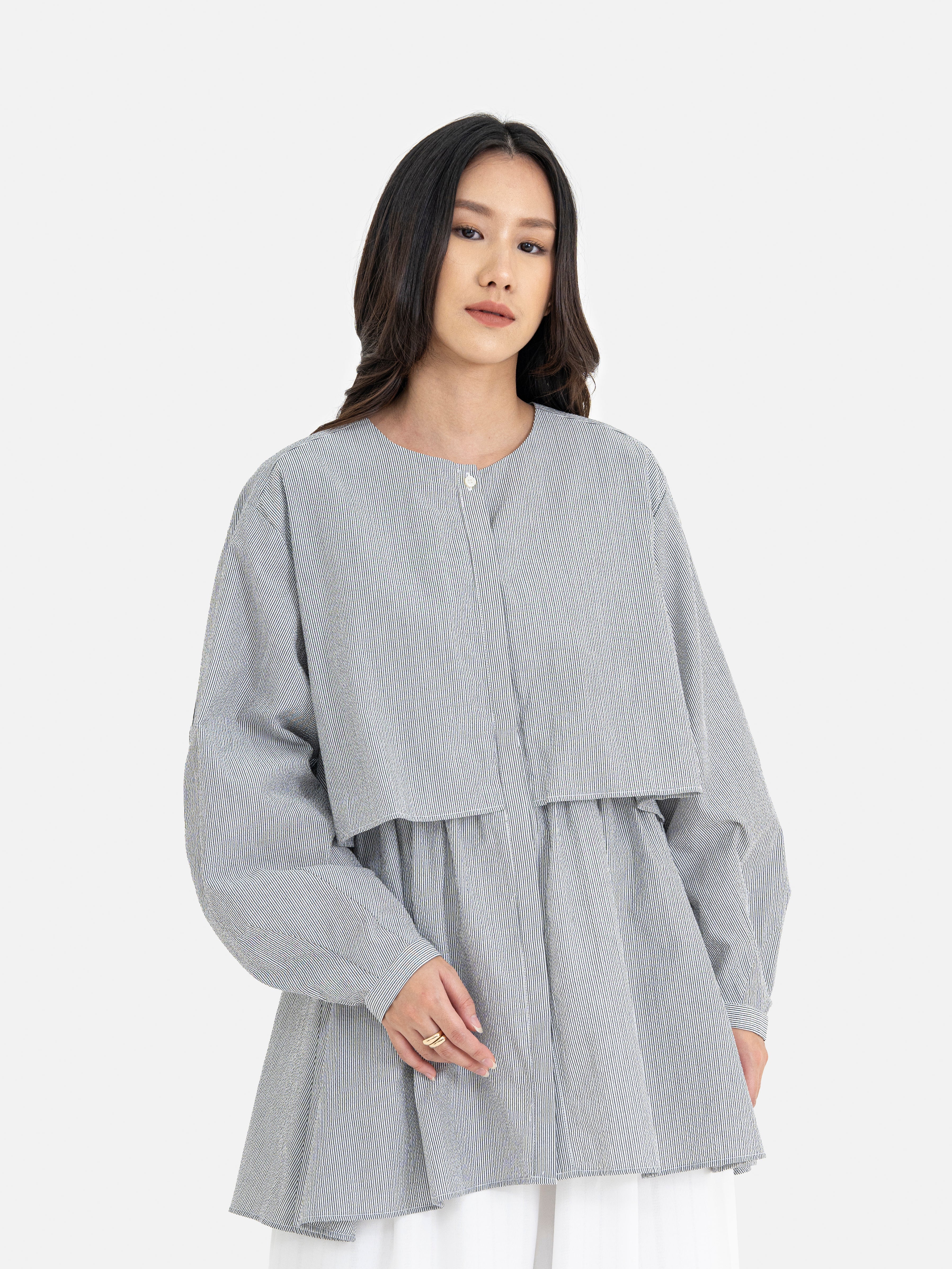 Arao Tiered Long Blouse