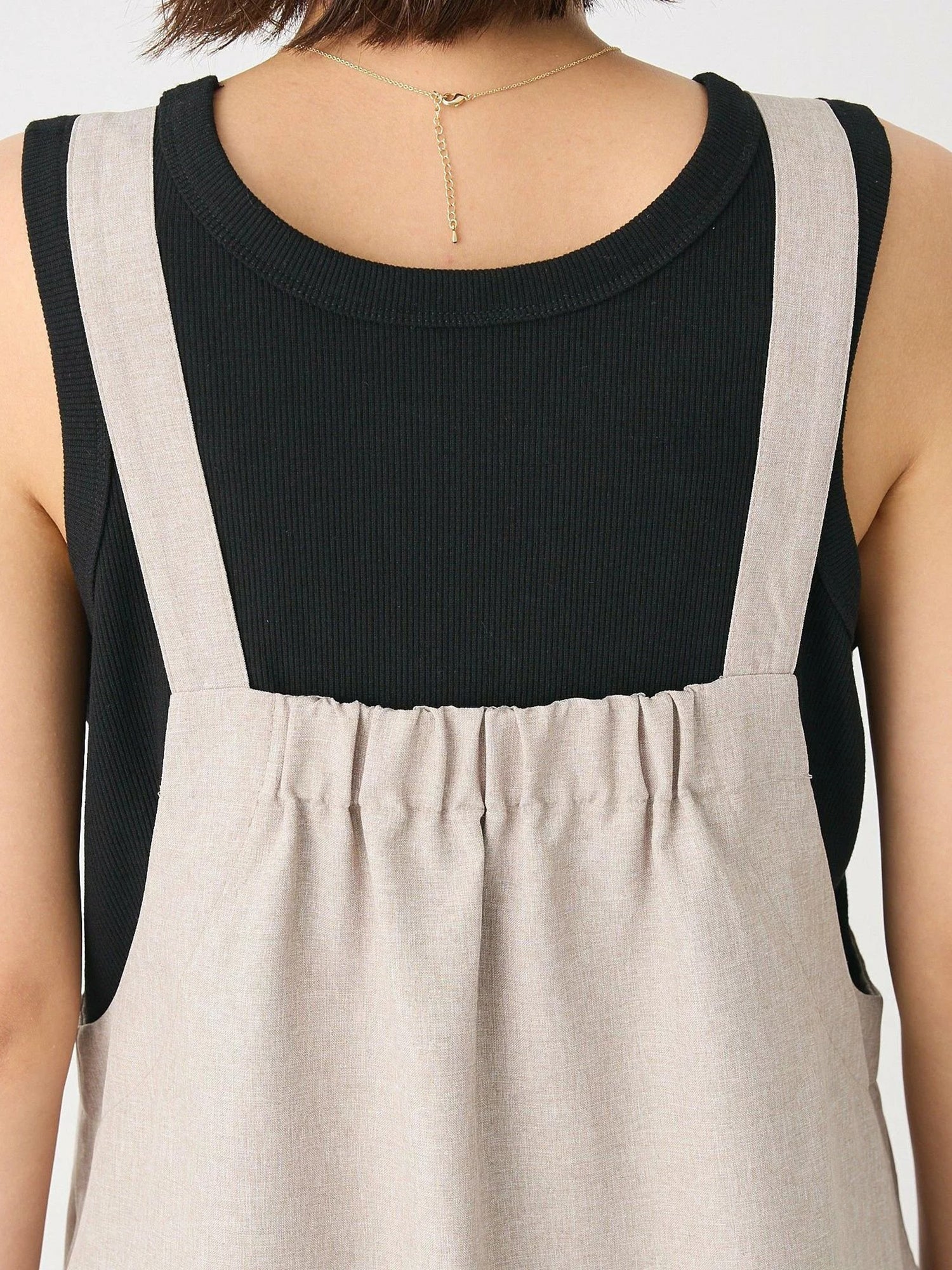 Arata flared jumper skirt