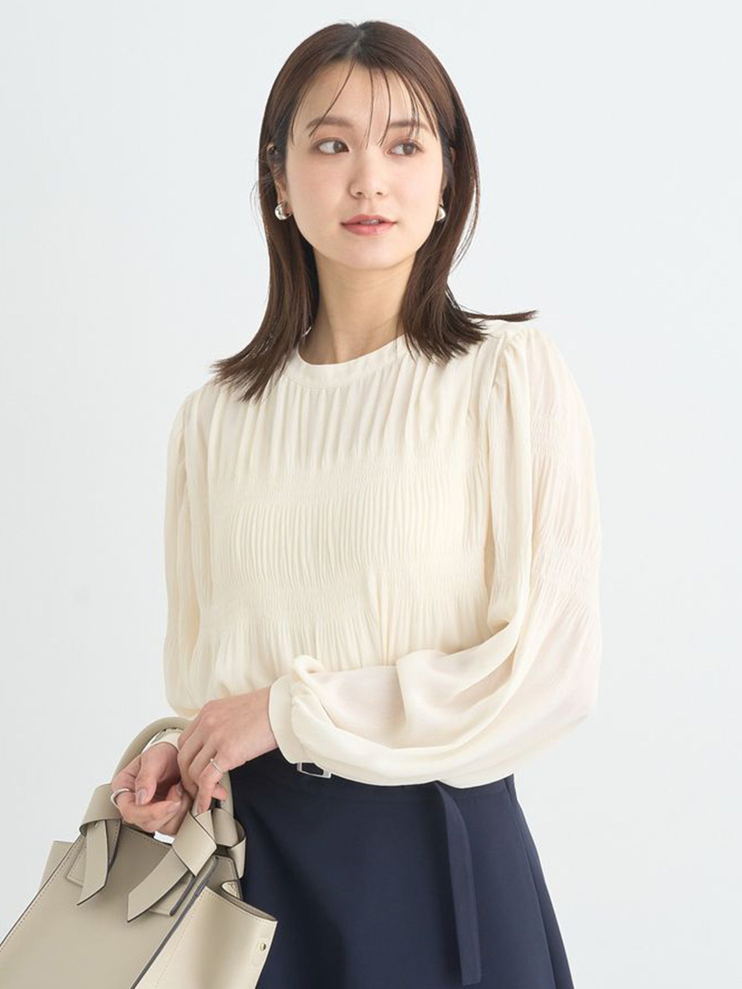 Marumi Pleated Blouse