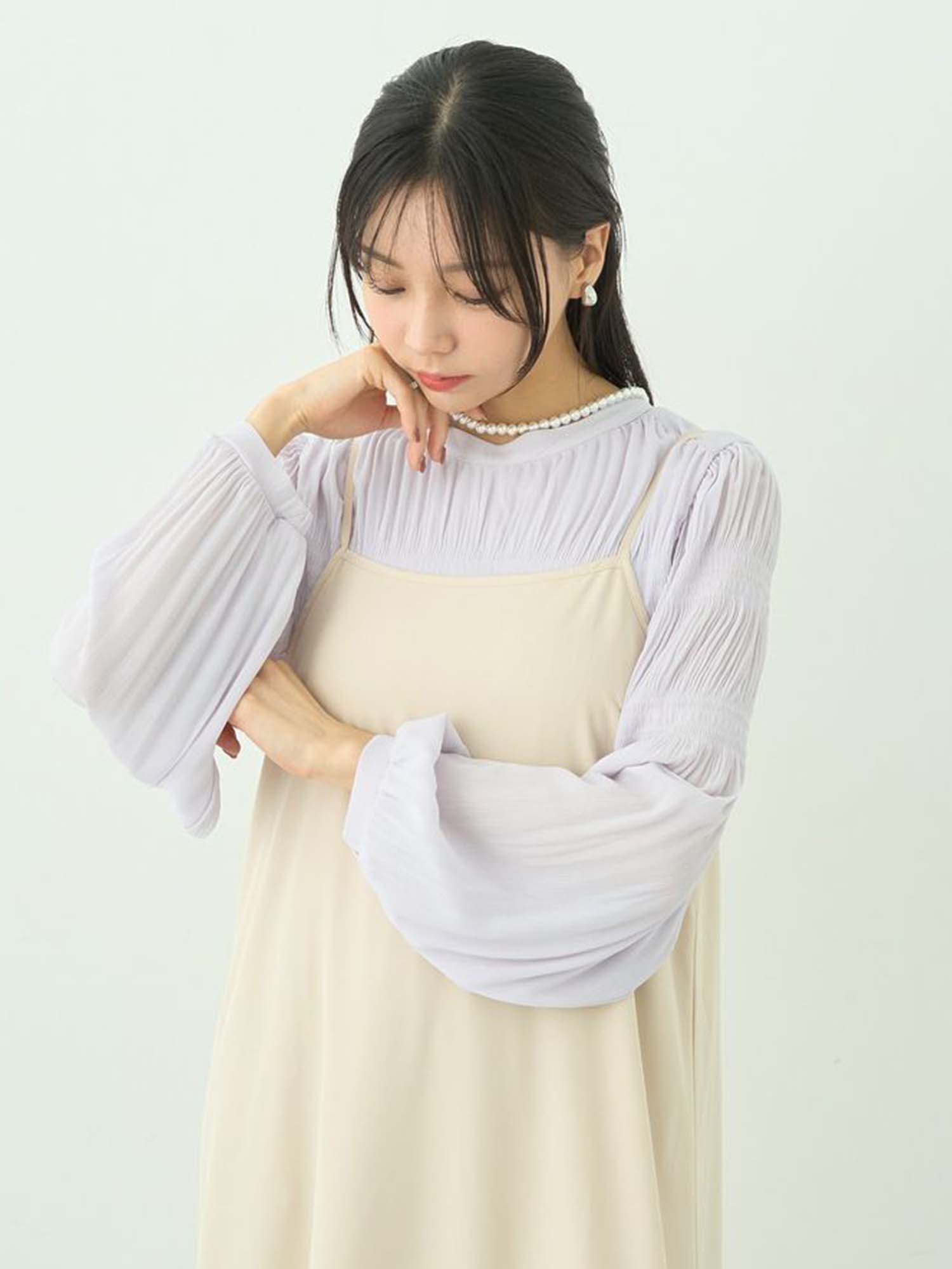 Marumi Pleated Blouse