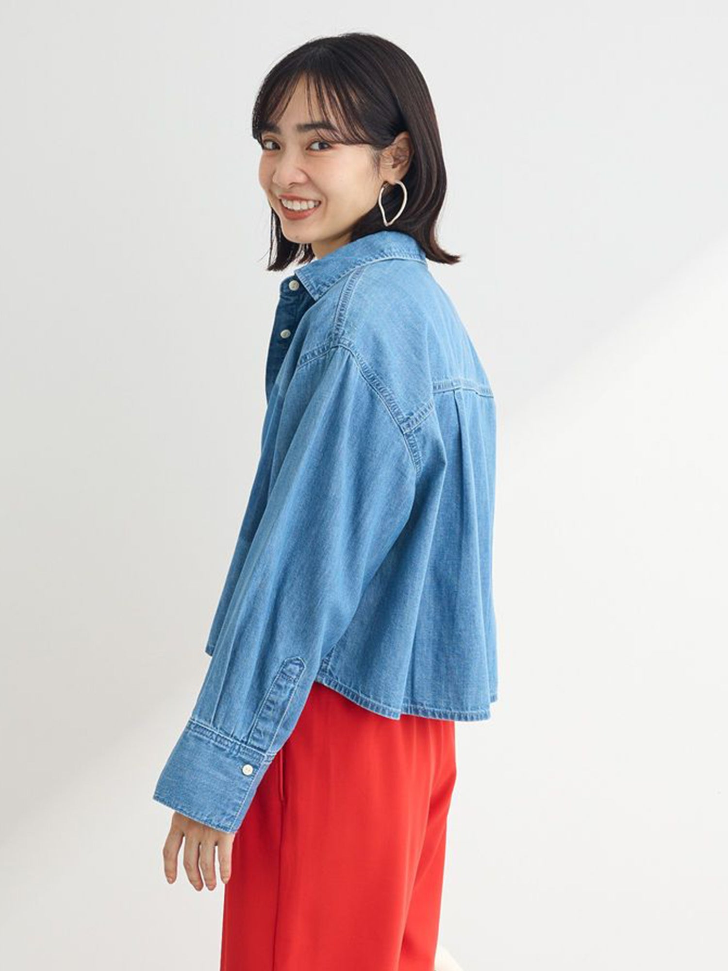 Tomioka Short Denim Shirt