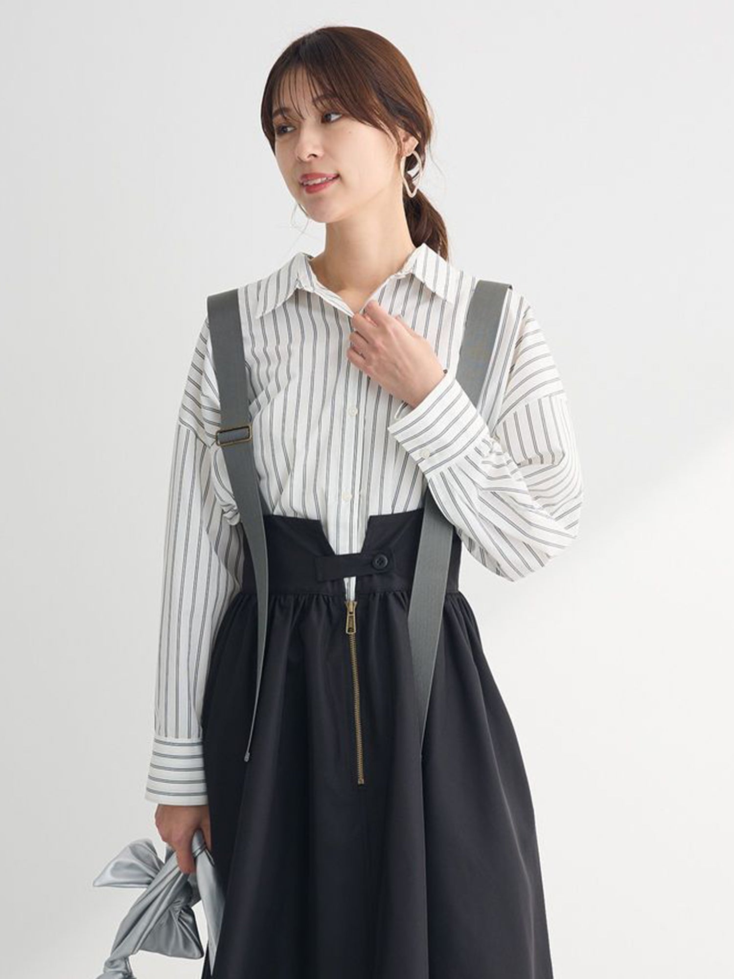Ukiha Easy-care Striped Shirt