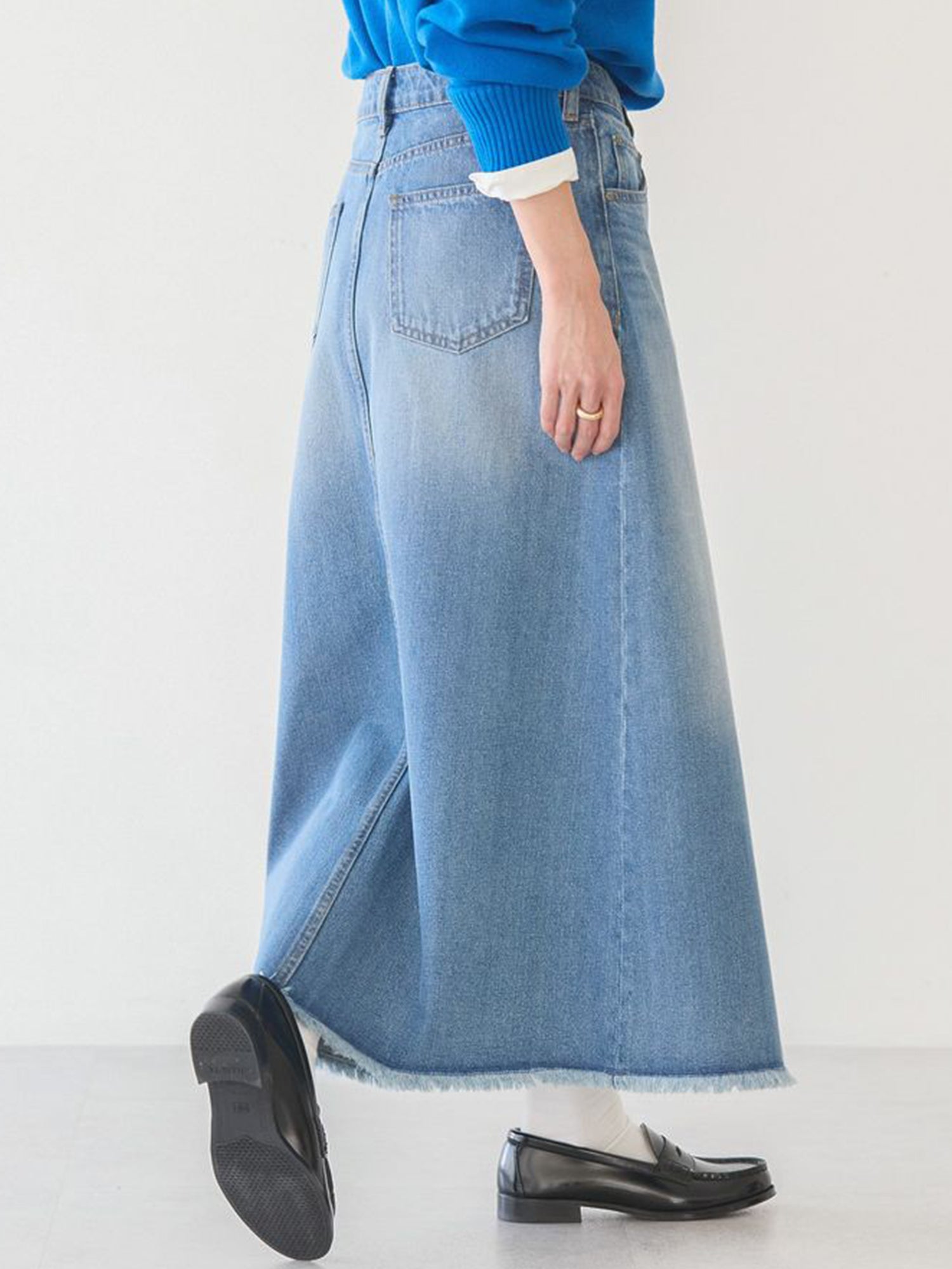 Mikasa Denim A-line Skirt
