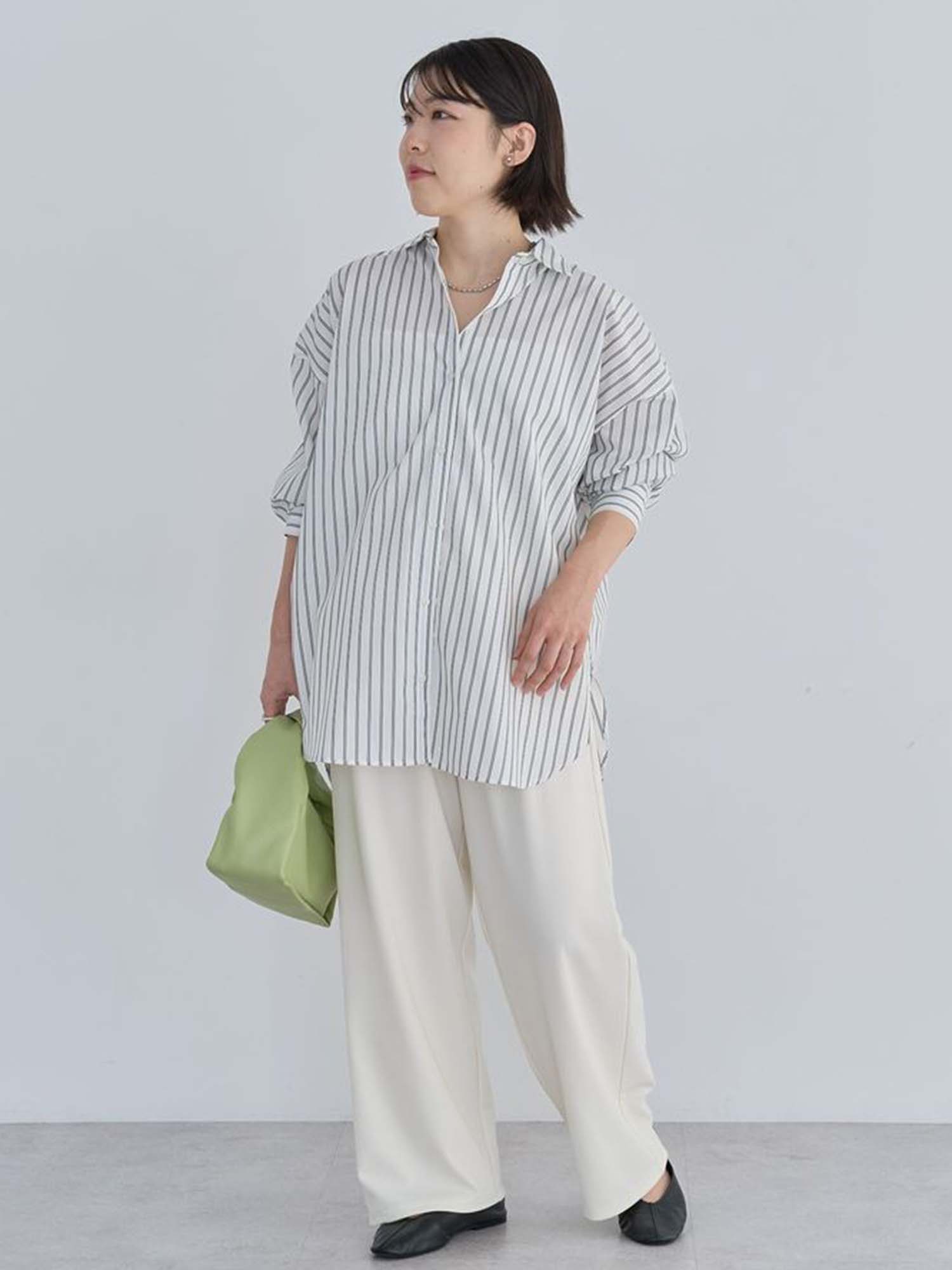 Ukiha Easy-care Striped Shirt
