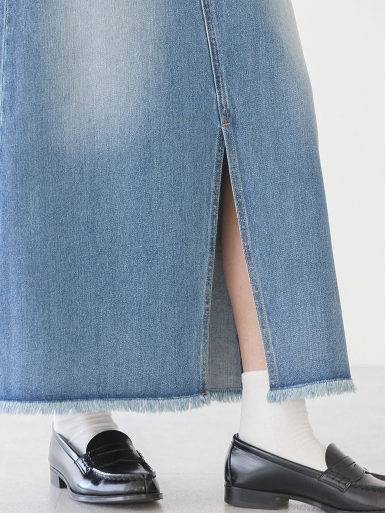 Mikasa Denim A-line Skirt