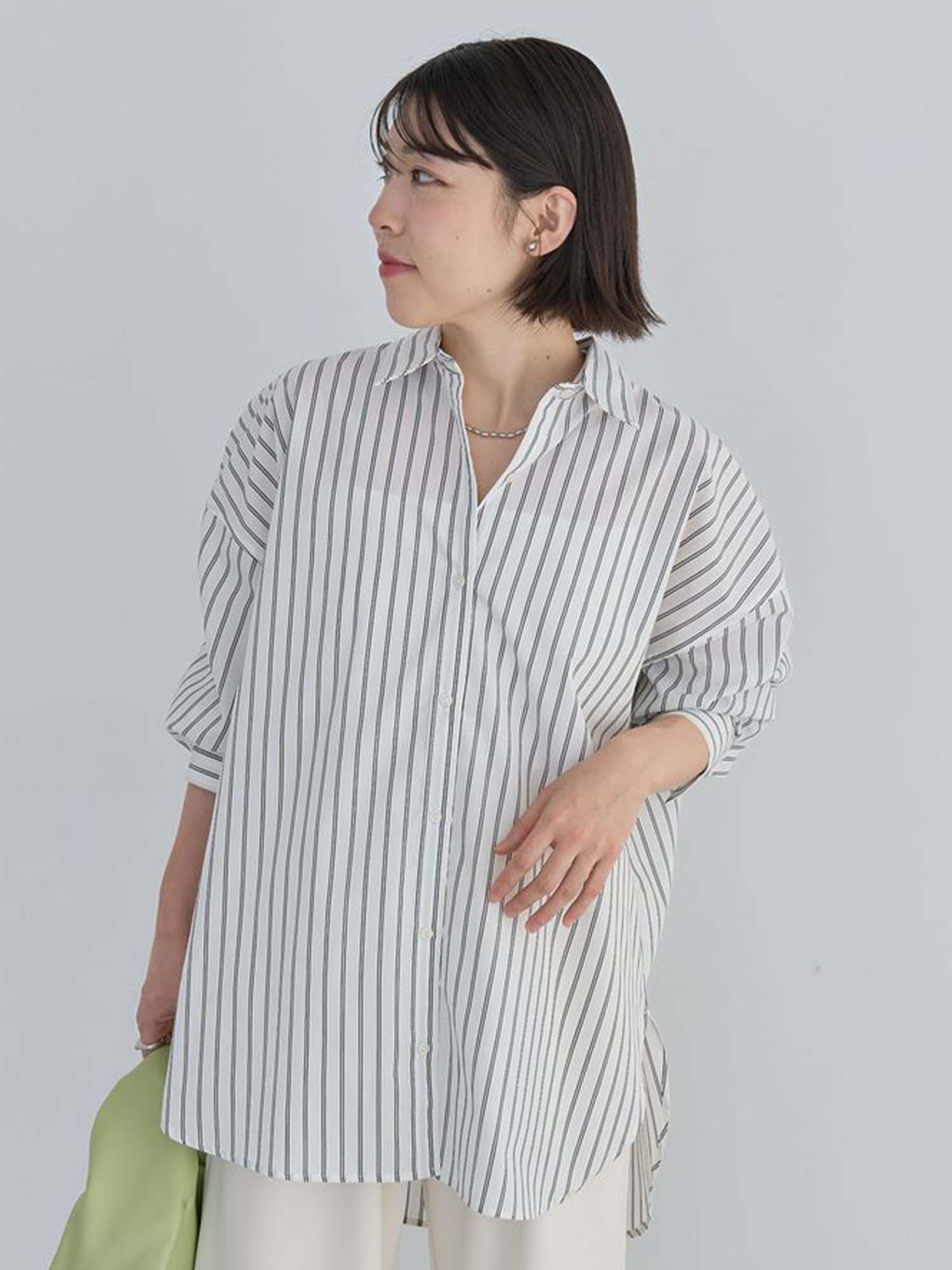Ukiha Easy-care Striped Shirt
