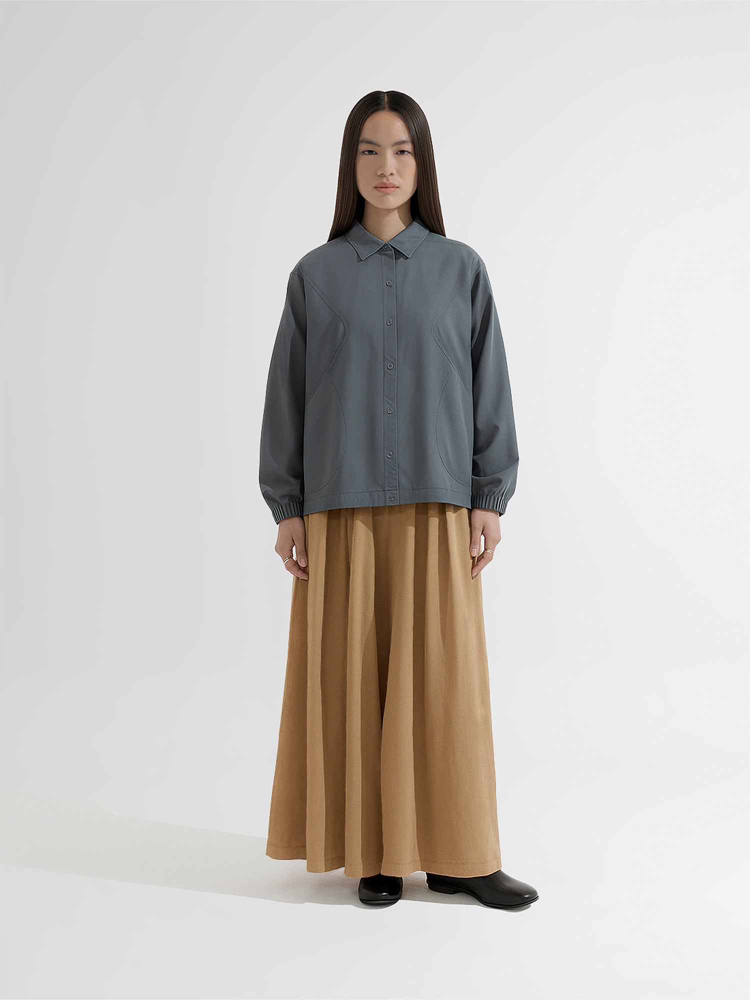 Pippa Cashmere Cotton Shirt