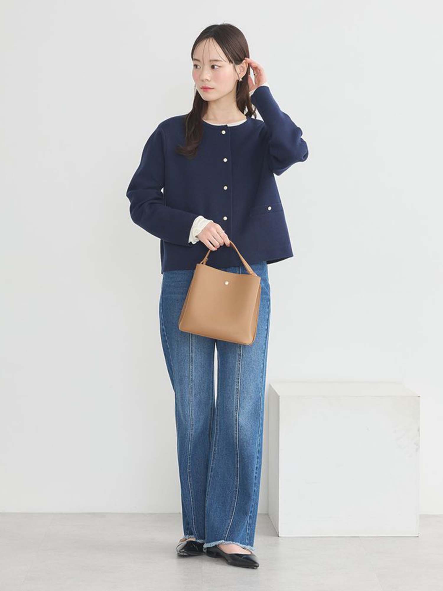 Chihiro Round Neck Cardigan