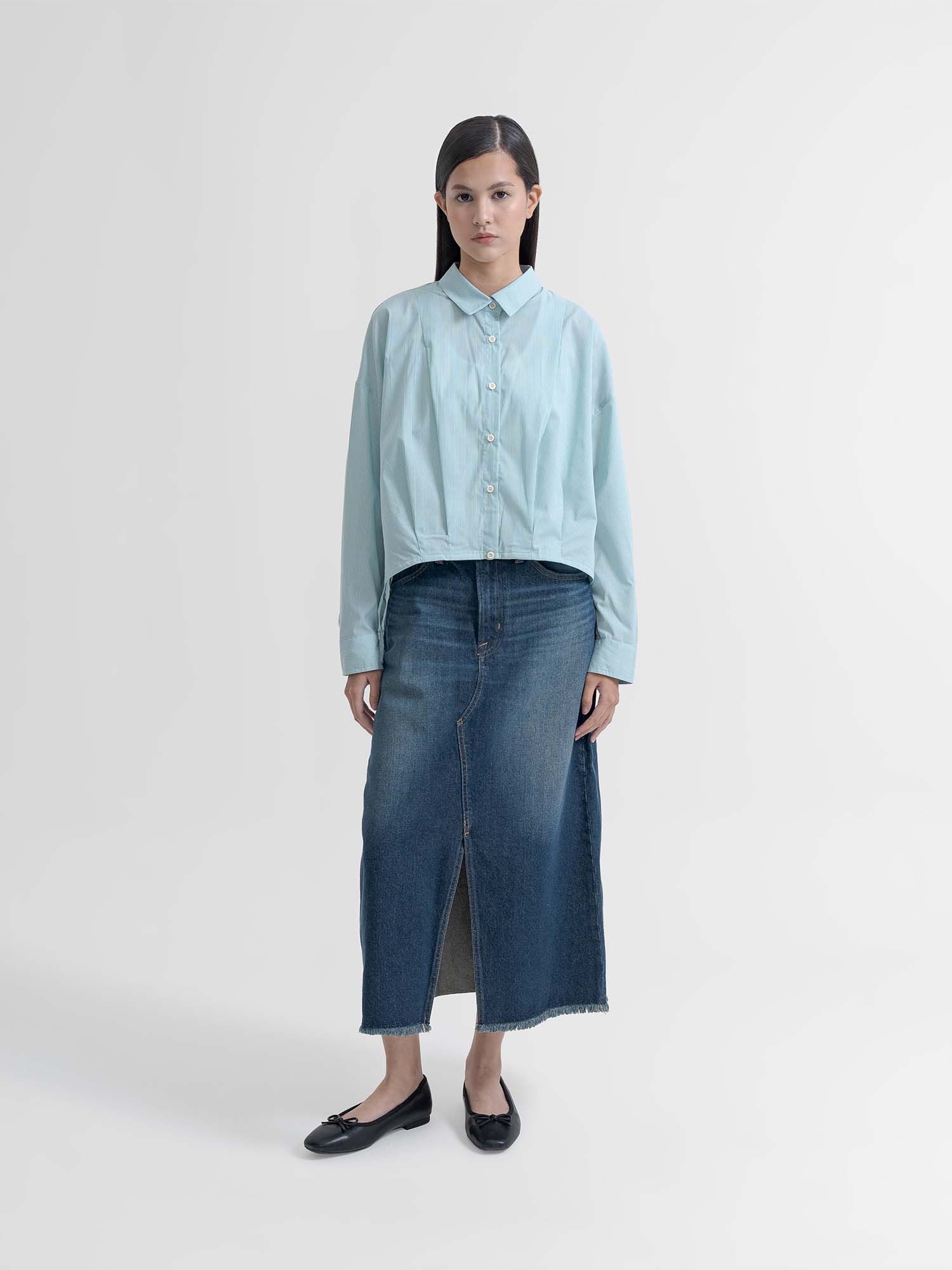 Honami Tuck Drawstring Shirt