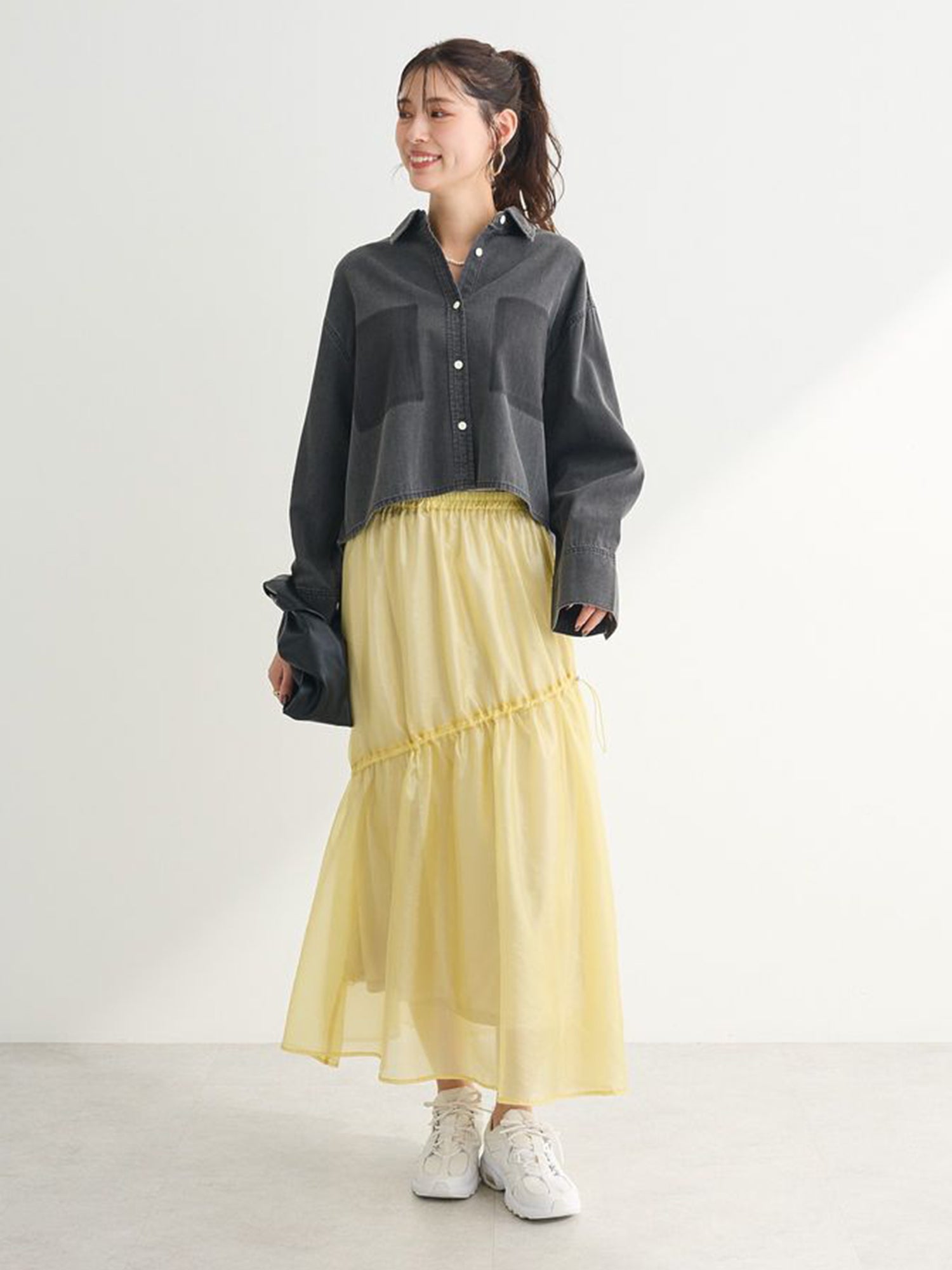 Tomioka Short Denim Shirt