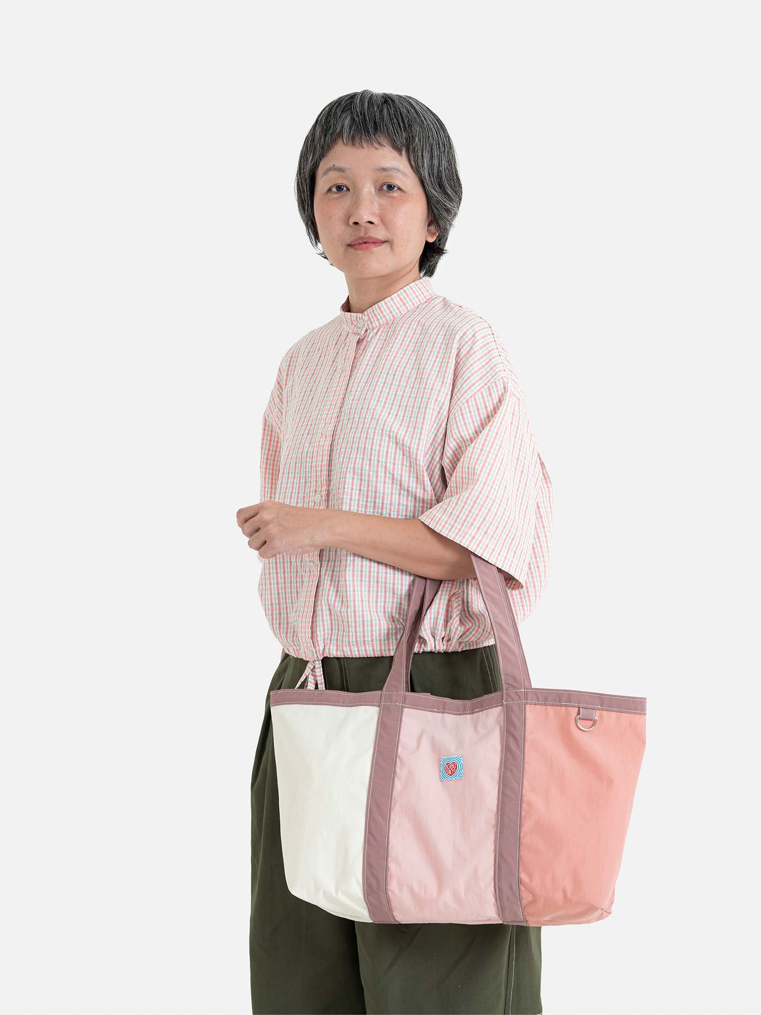 Bobo Tote Baguette Pink Beige