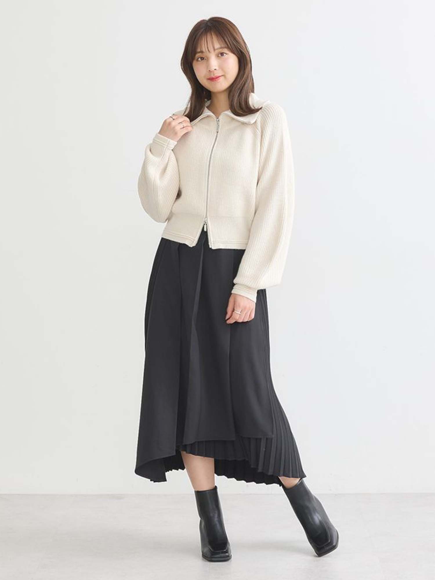 Fuuka Zip Cardigan