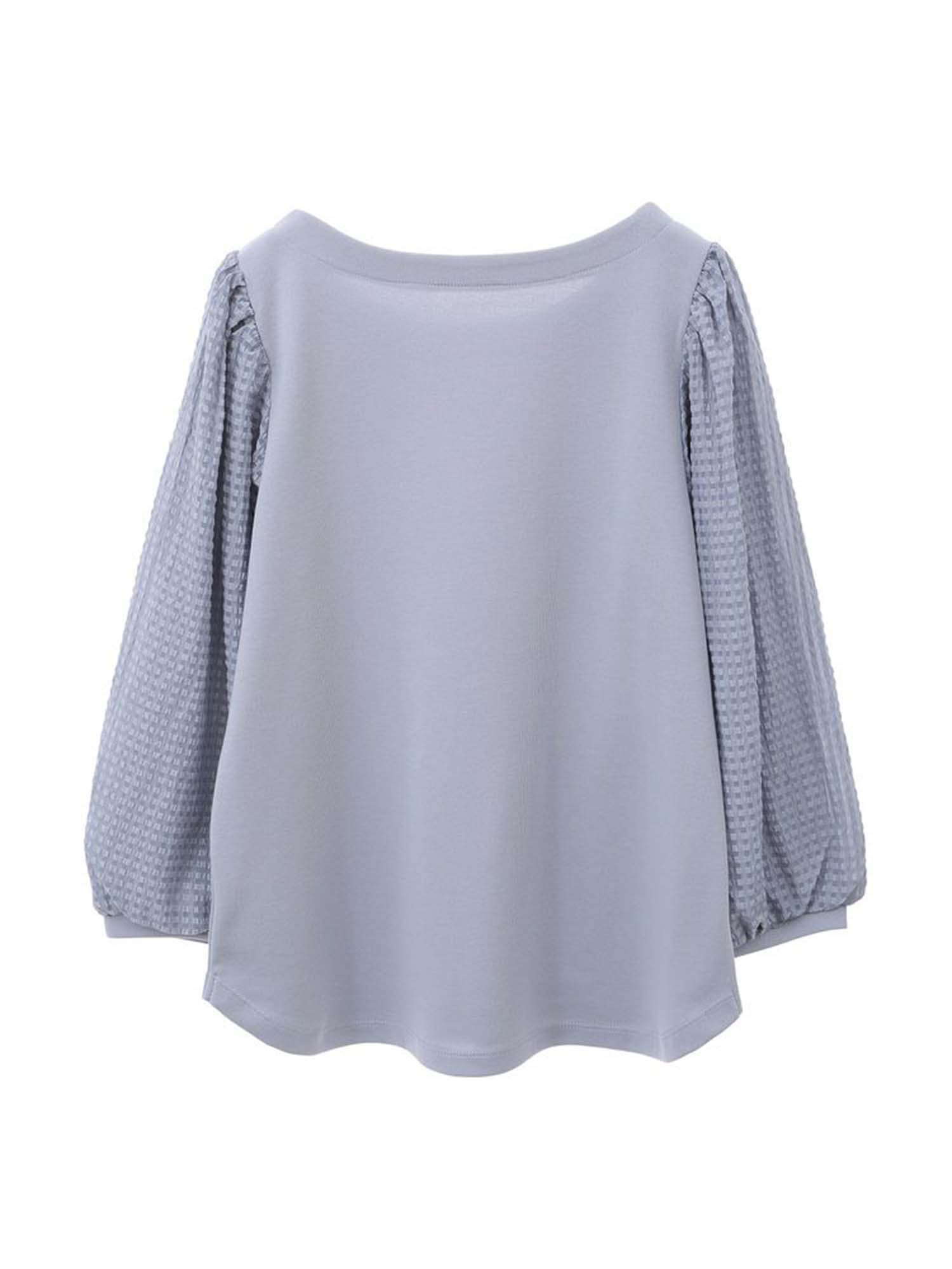 Naze Check Sleeve Blouse