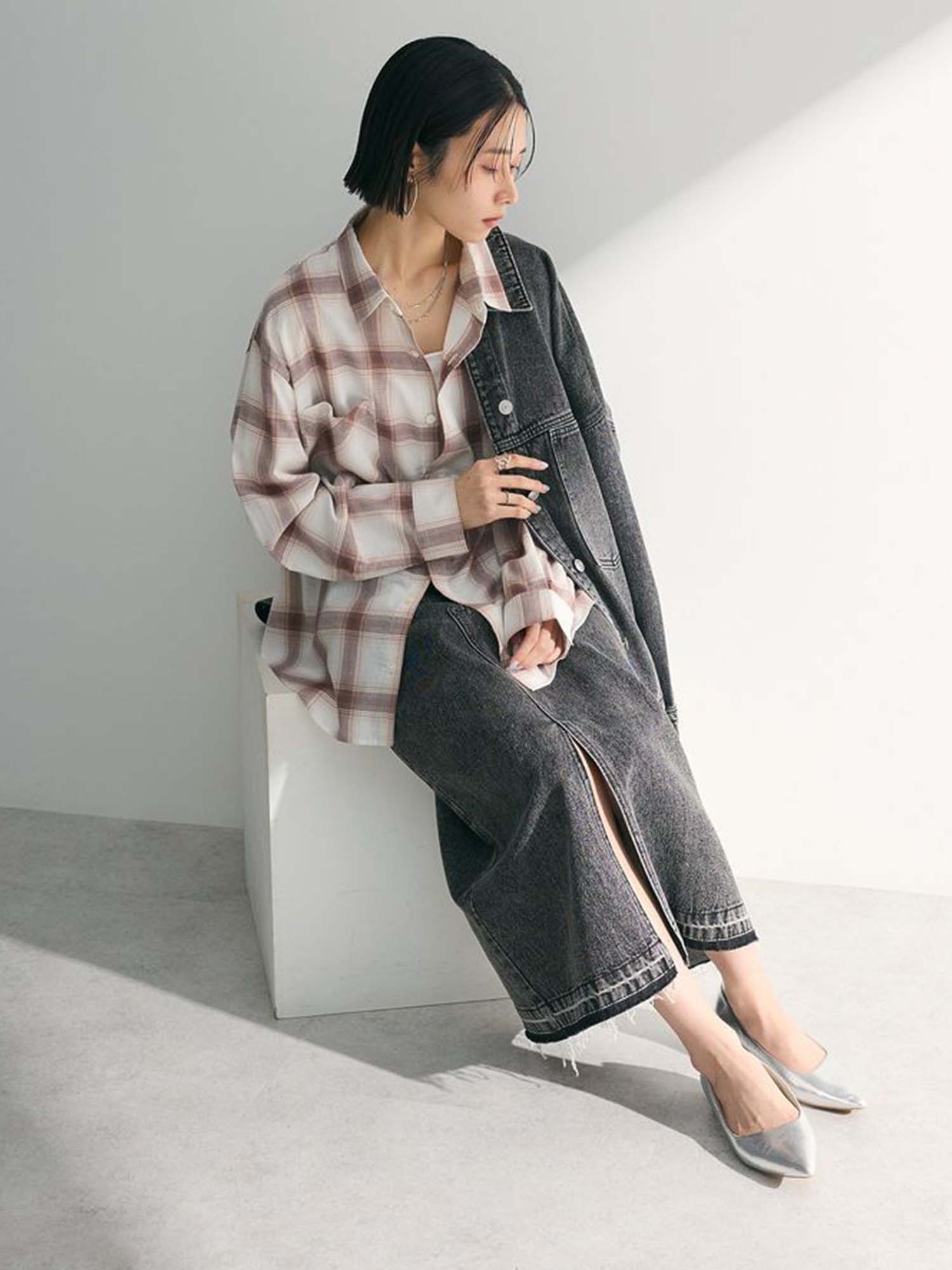 Odawara Denim Long Skirt