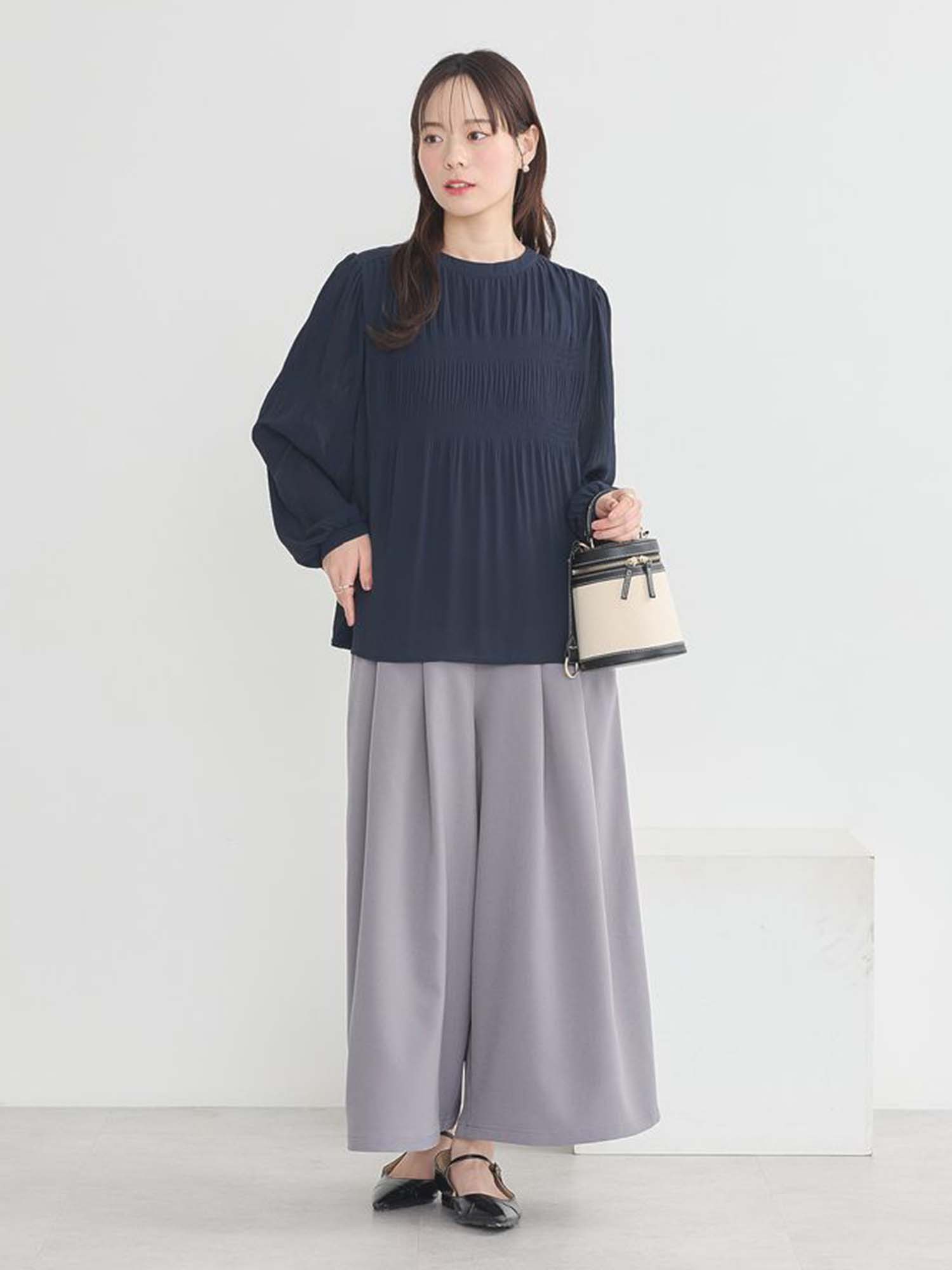 Marumi Pleated Blouse