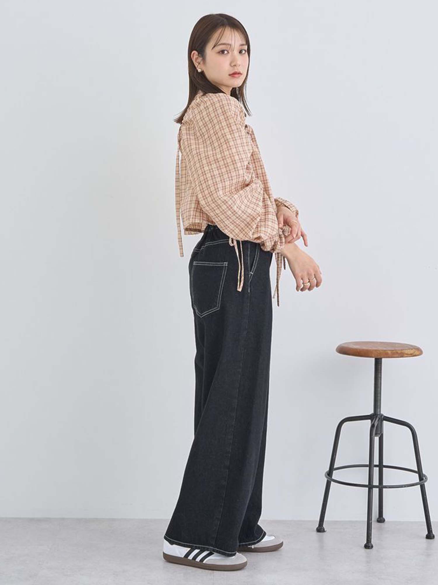 Keiki Tuck Hook Denim Pants