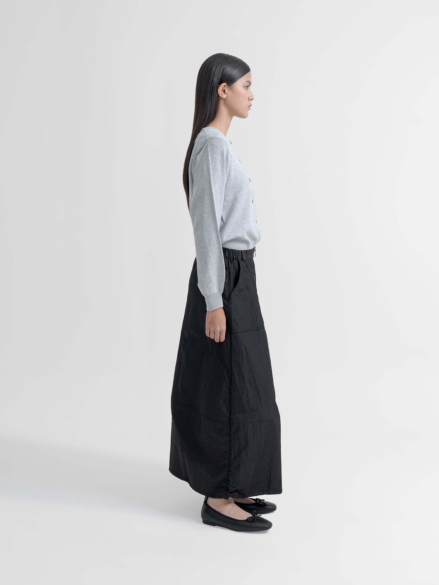 Rumoi Front Zip Cocoon Skirt